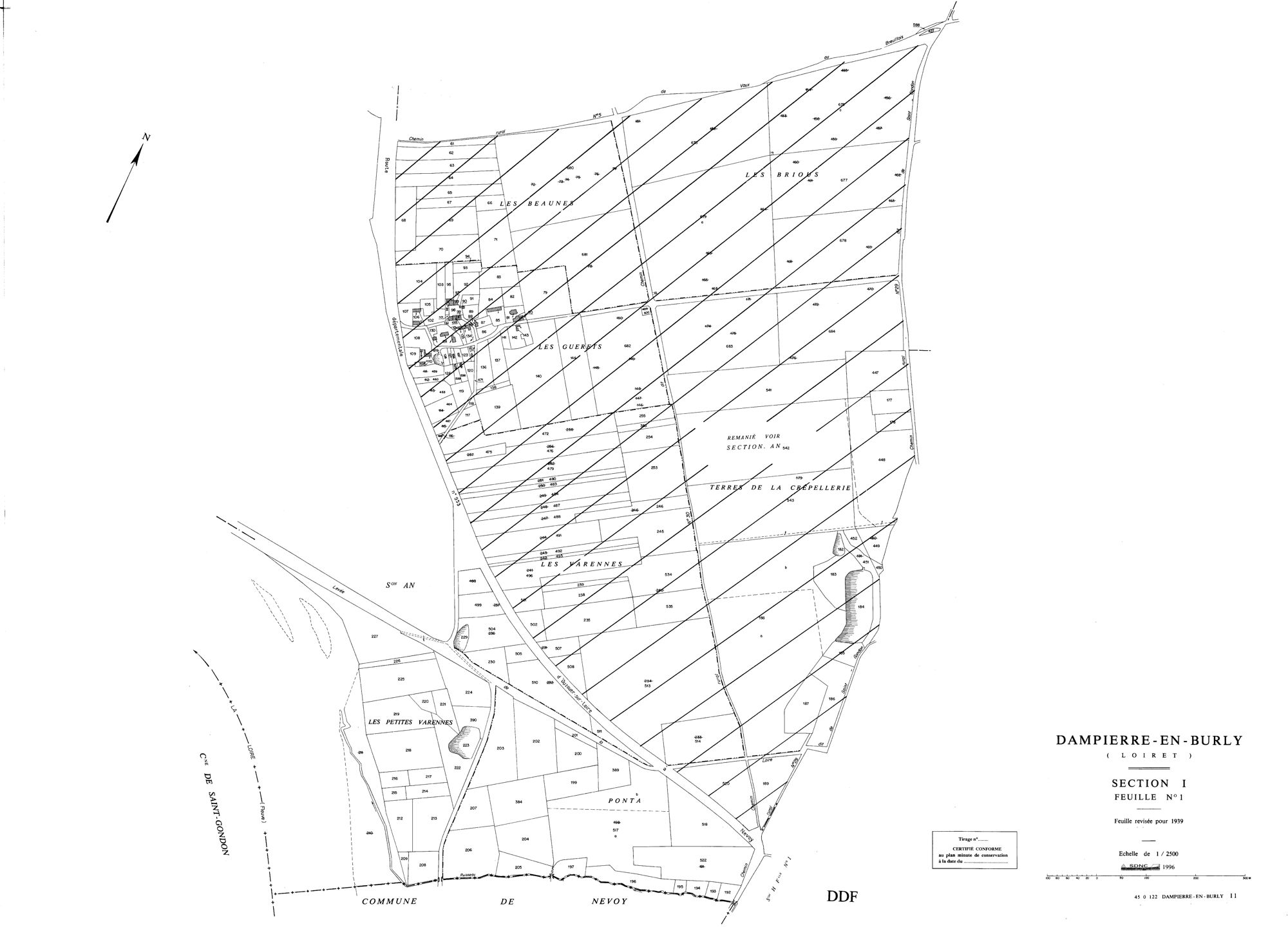 Dampierre-en-Burly - Sections
