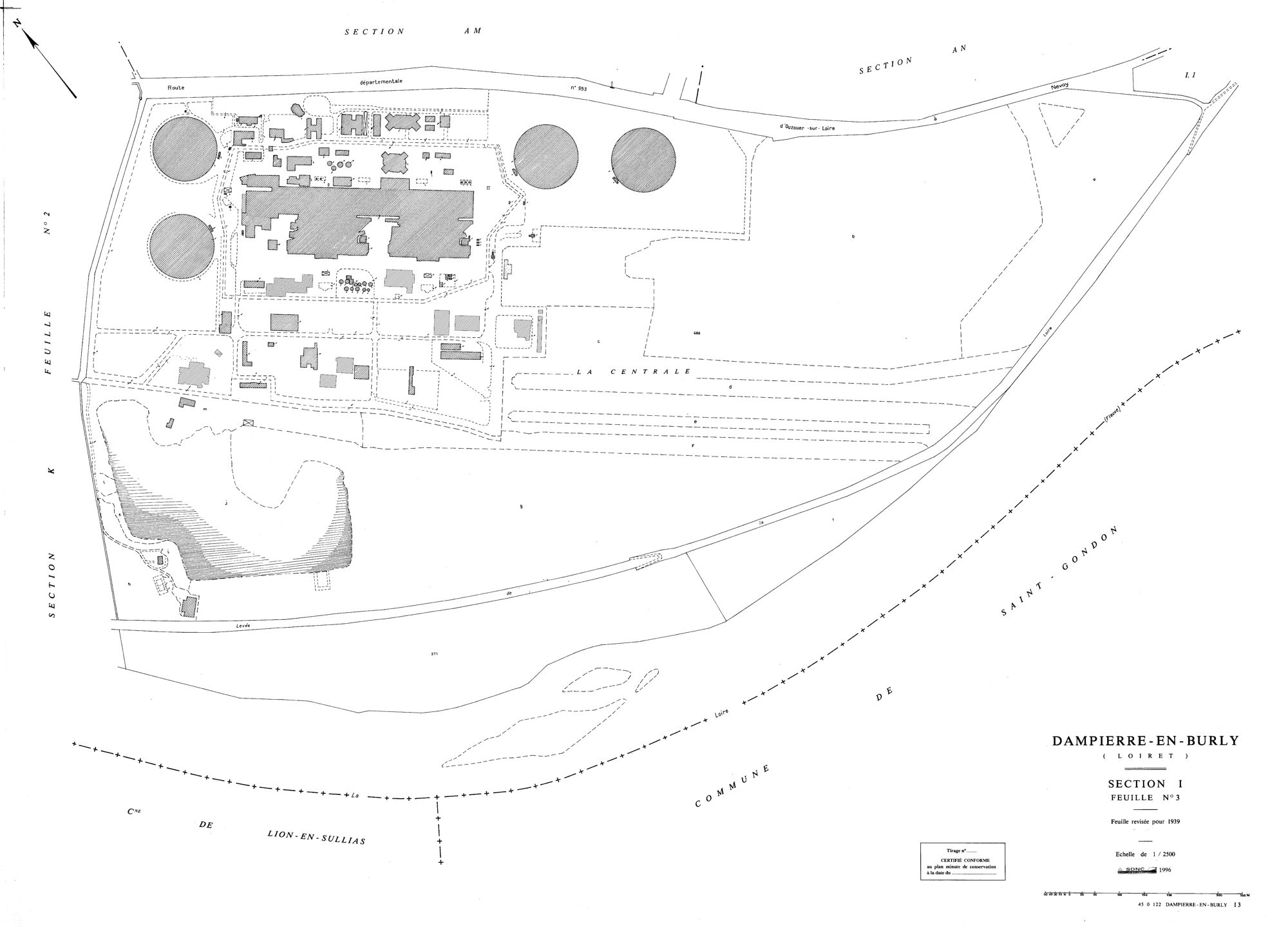 Dampierre-en-Burly - Sections