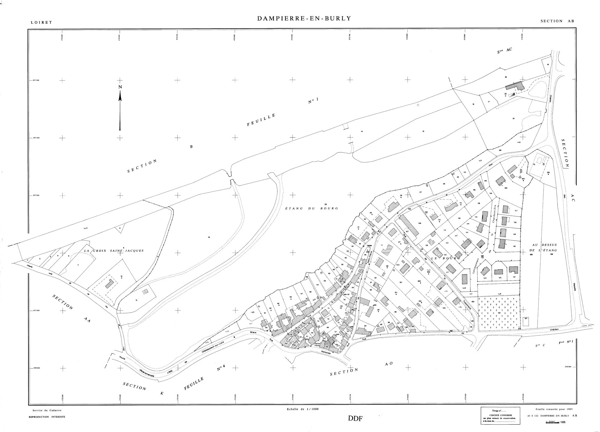 Dampierre-en-Burly - Sections