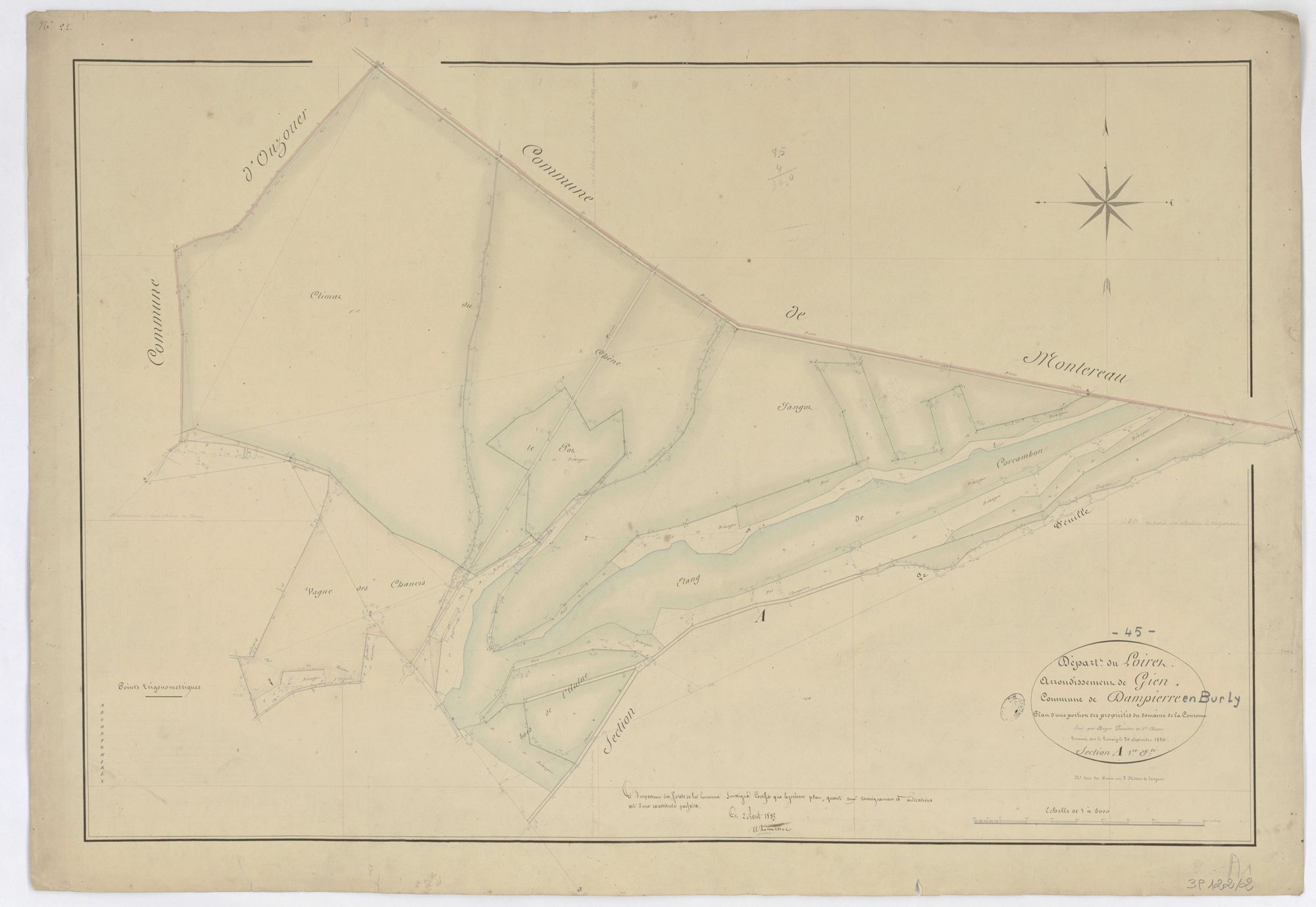 Dampierre-en-Burly - Sections