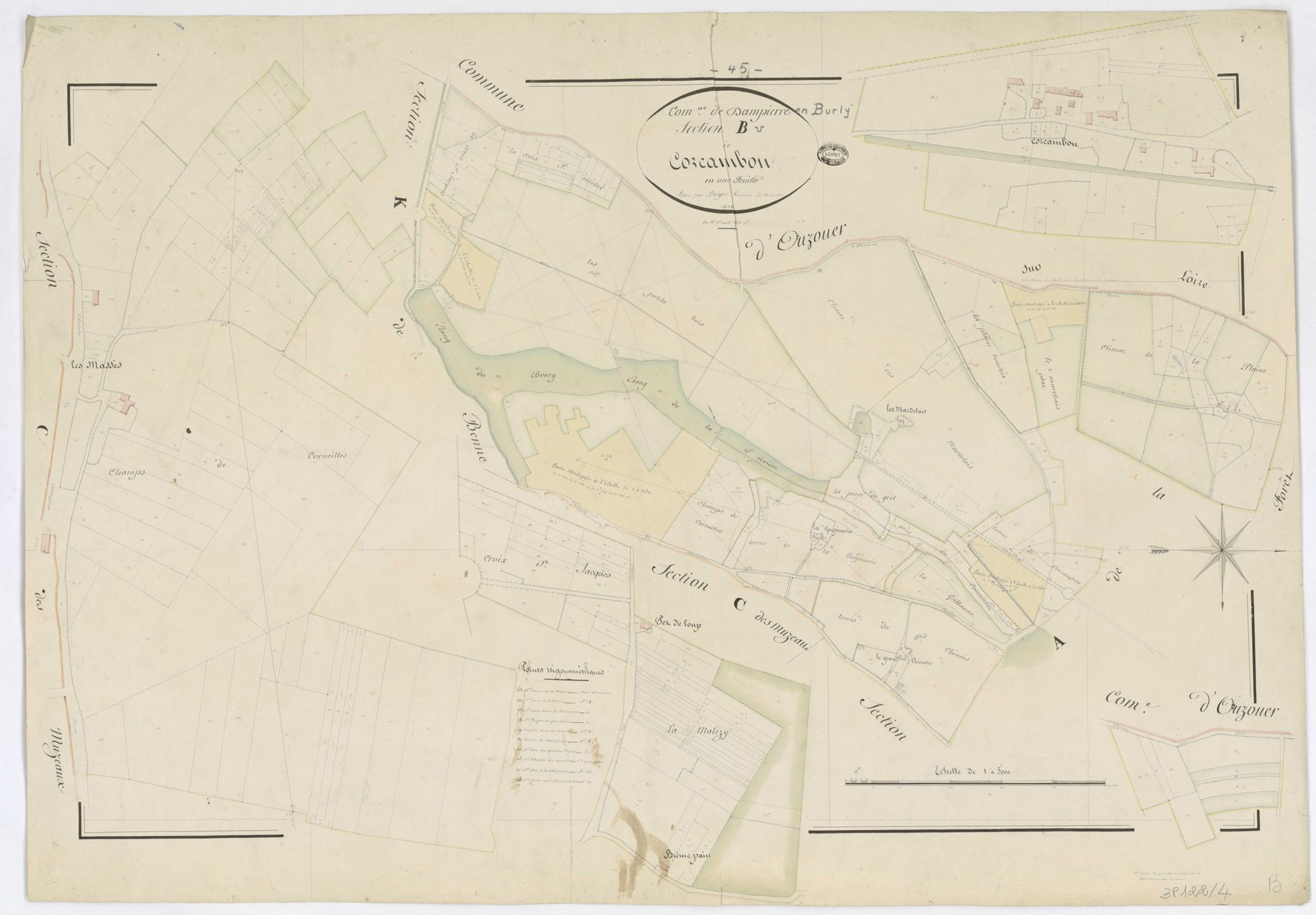 Dampierre-en-Burly - Sections