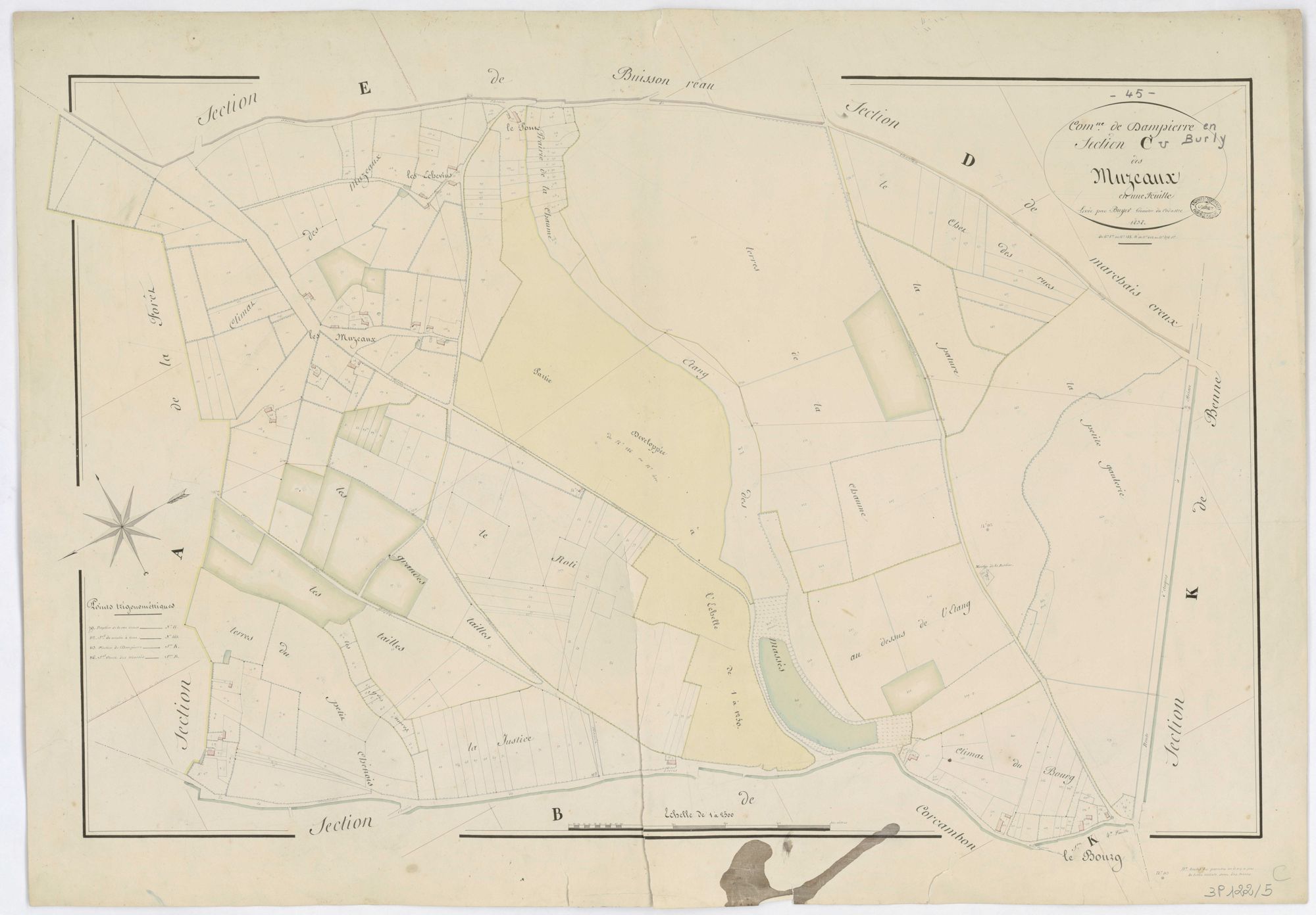 Dampierre-en-Burly - Sections