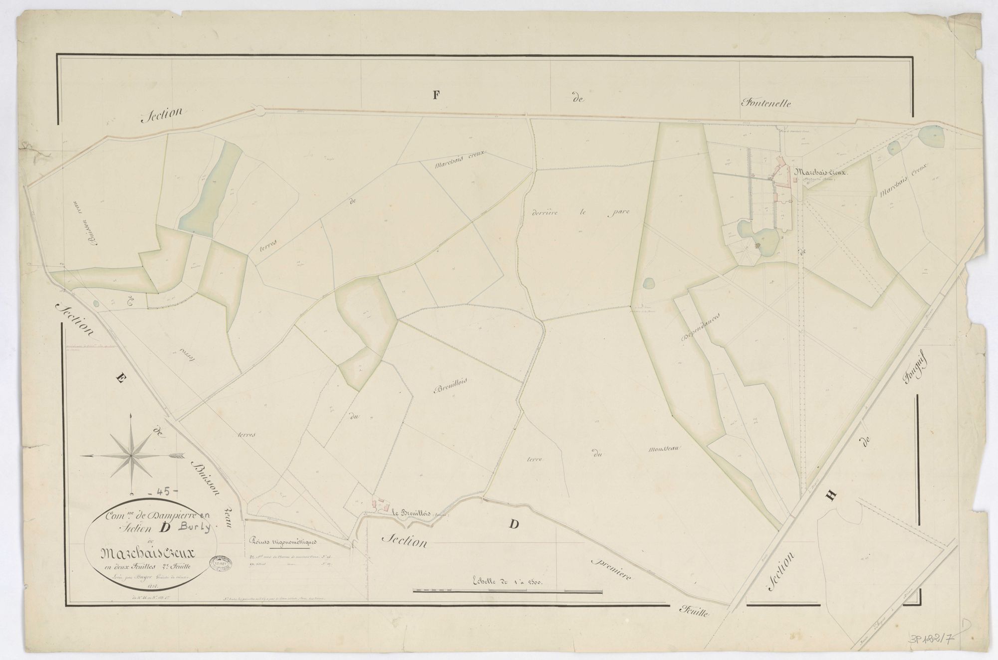 Dampierre-en-Burly - Sections
