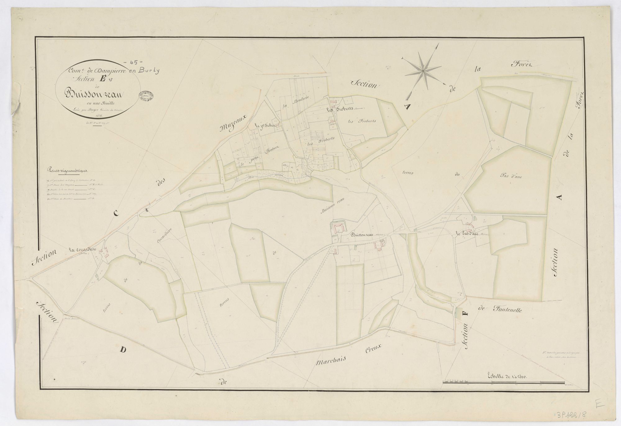 Dampierre-en-Burly - Sections