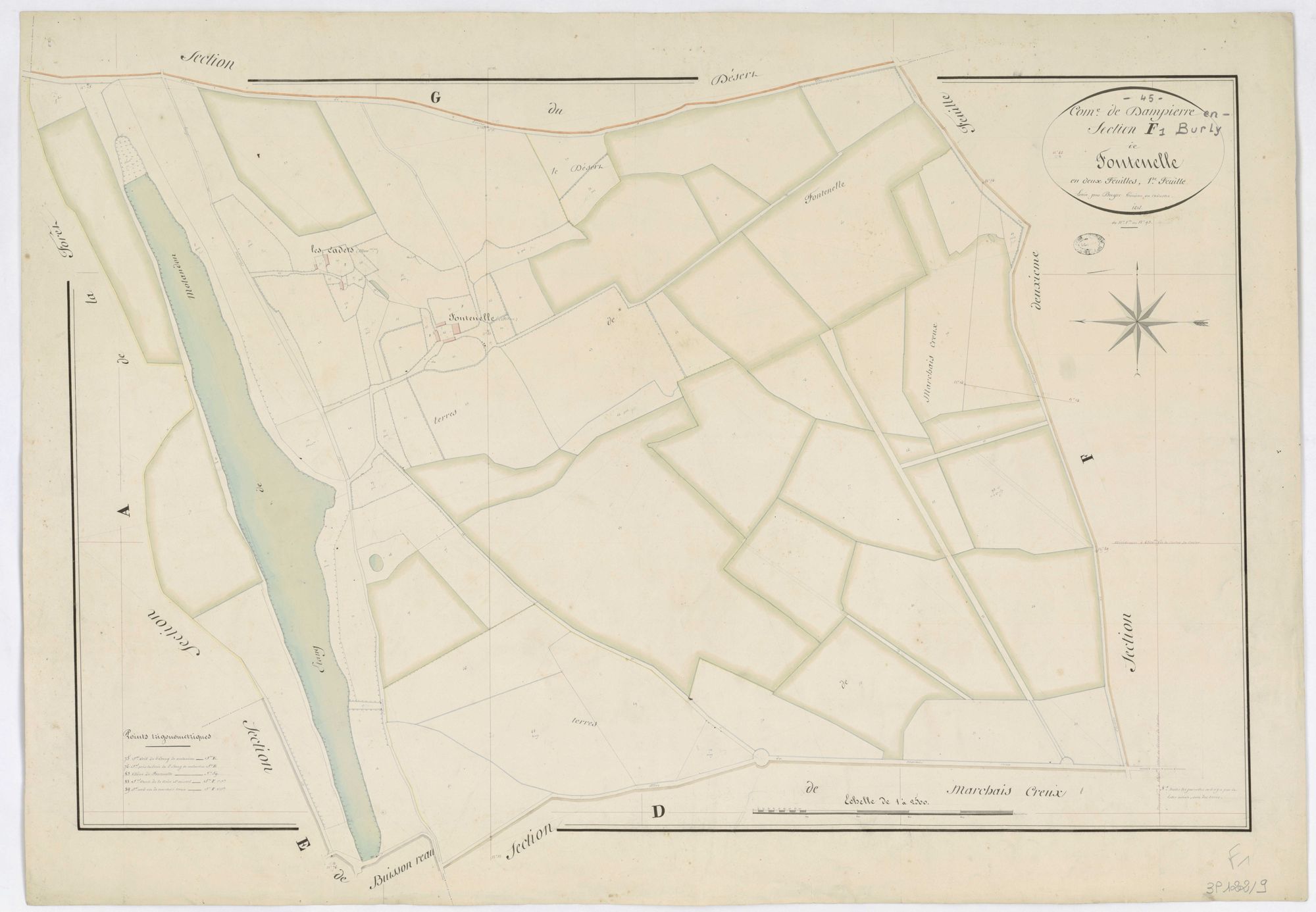Dampierre-en-Burly - Sections