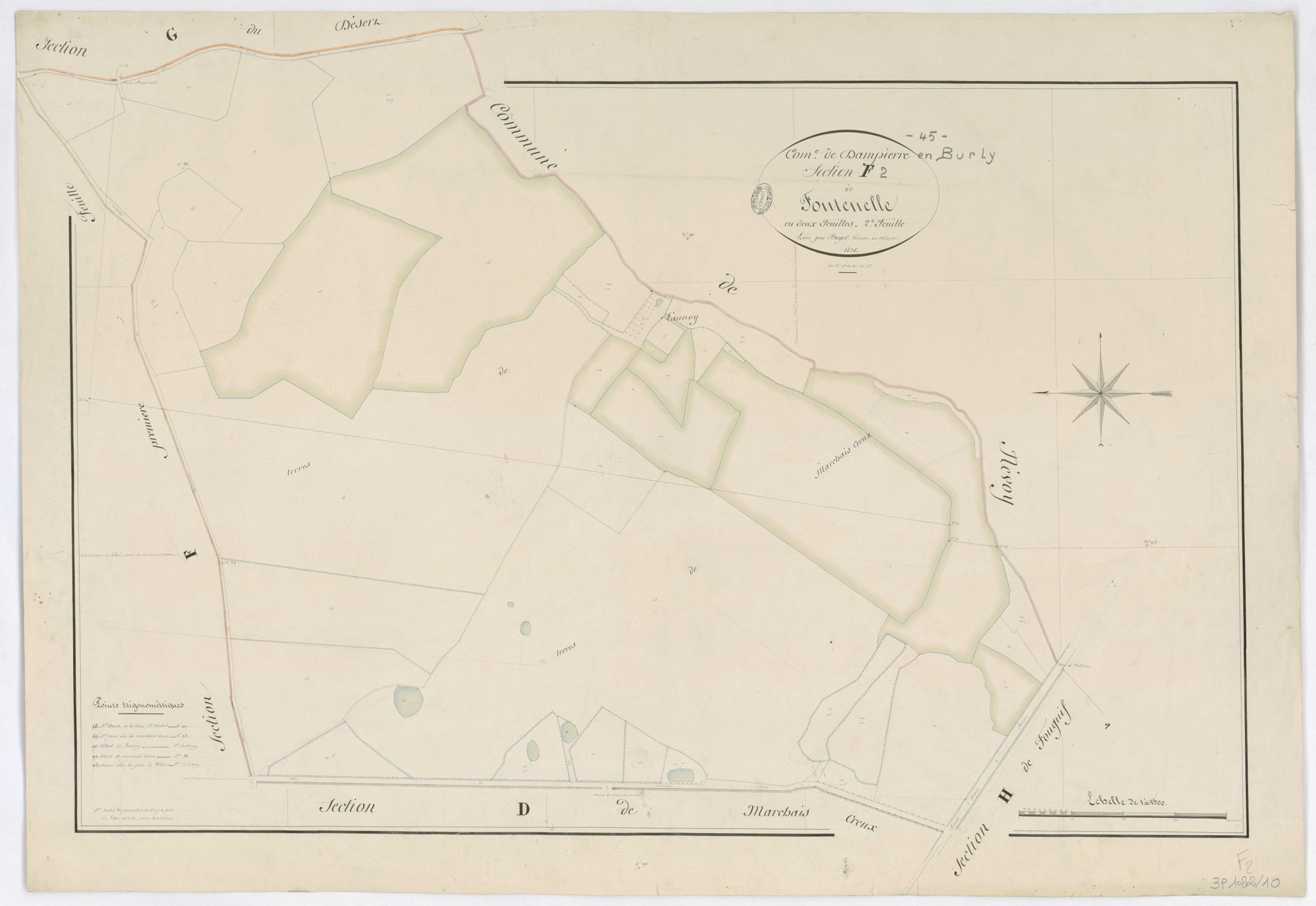 Dampierre-en-Burly - Sections