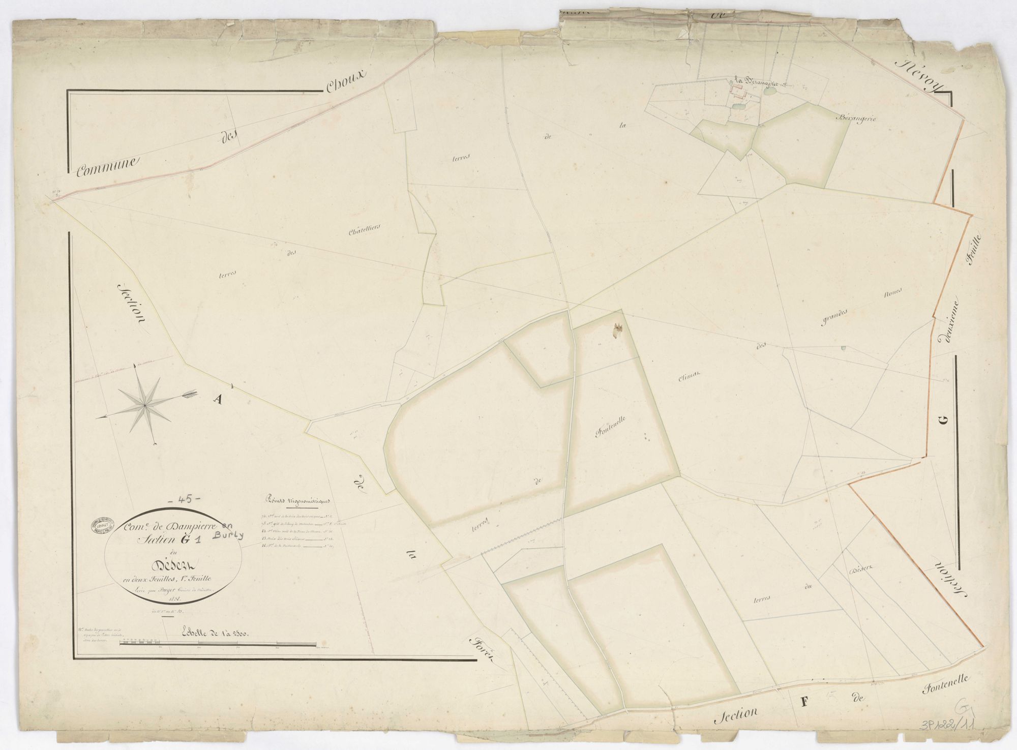 Dampierre-en-Burly - Sections