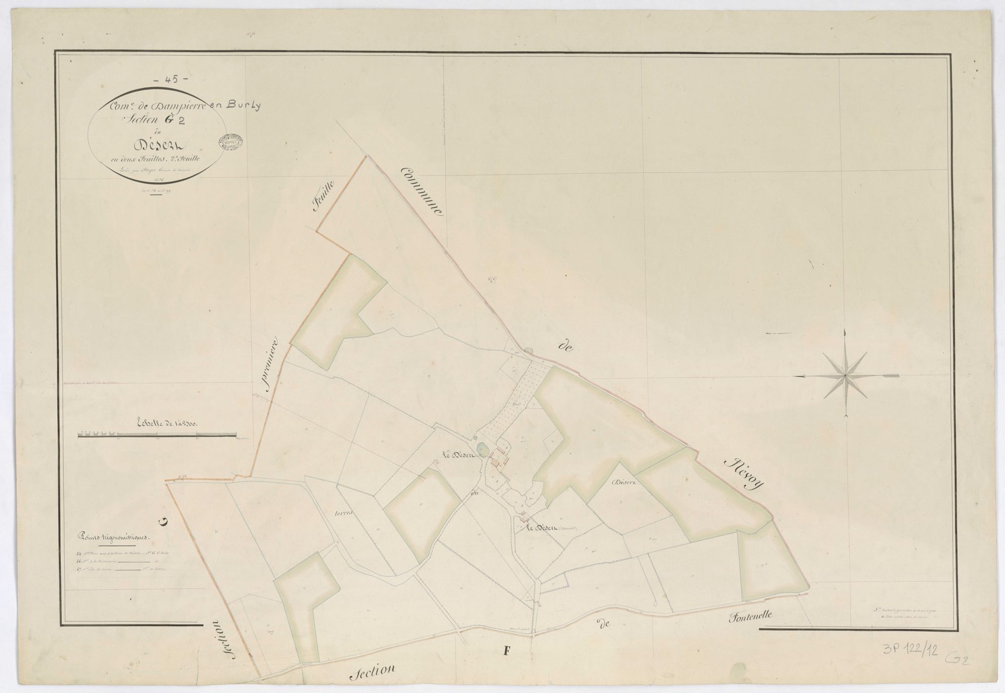 Dampierre-en-Burly - Sections