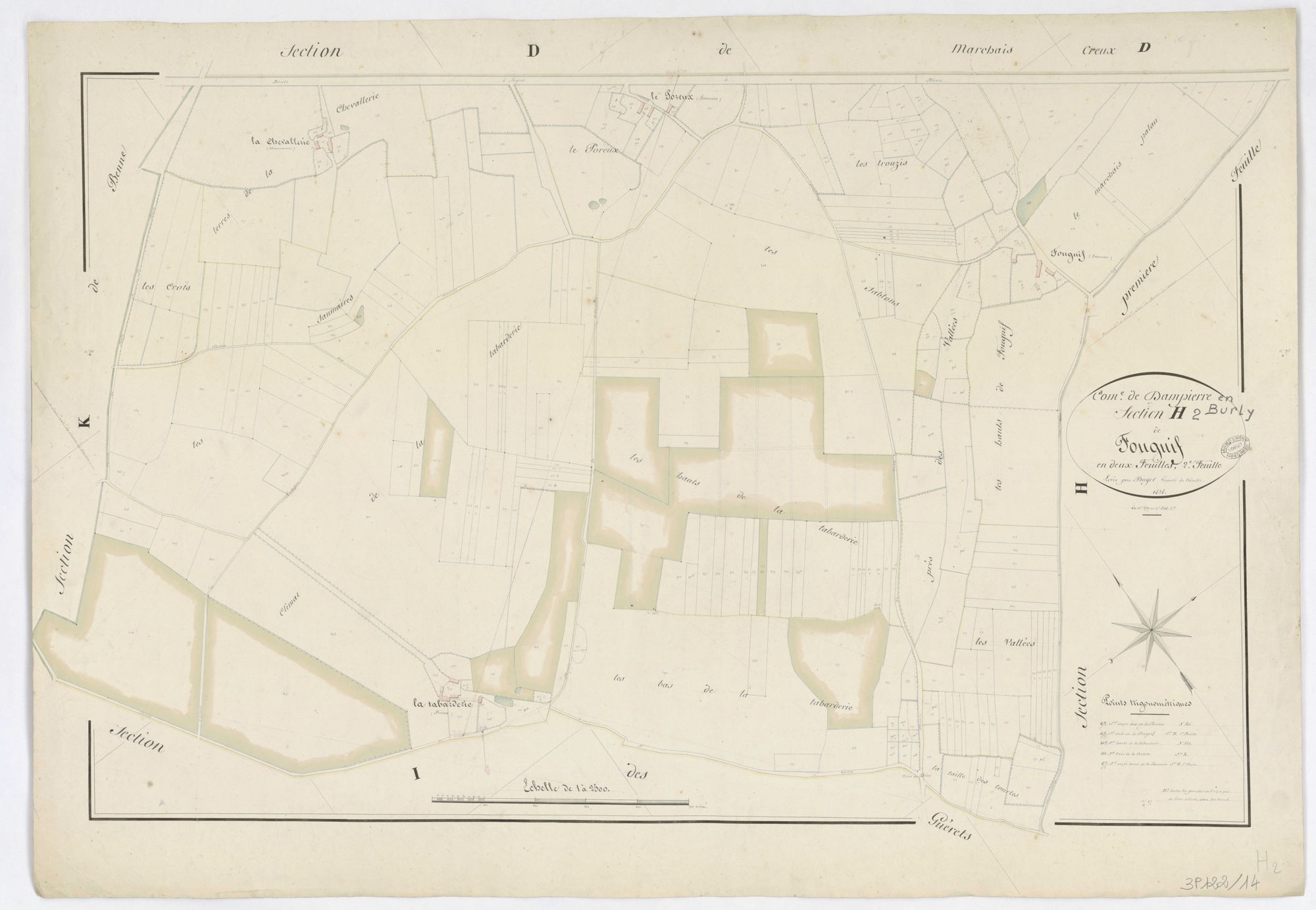 Dampierre-en-Burly - Sections