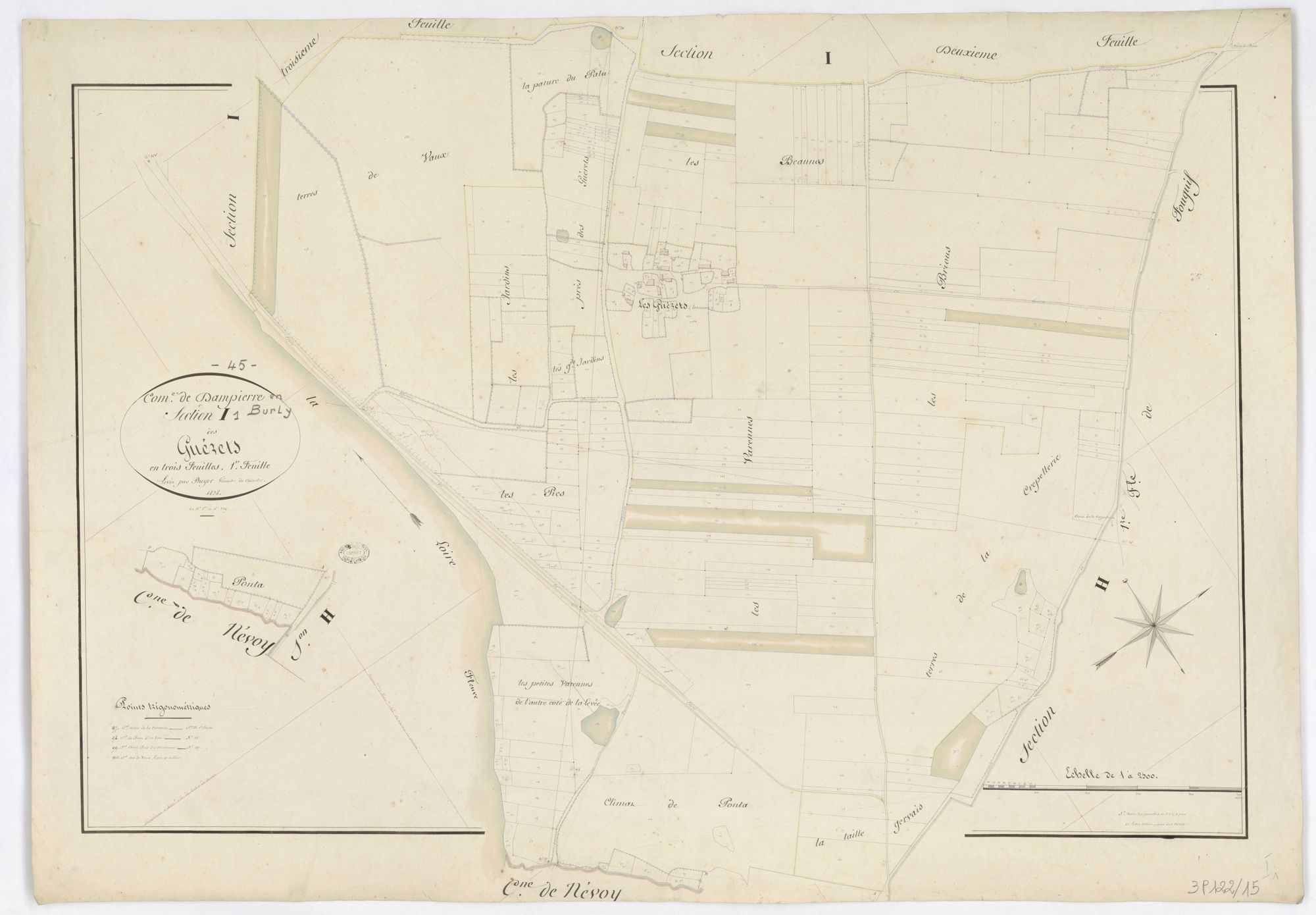 Dampierre-en-Burly - Sections