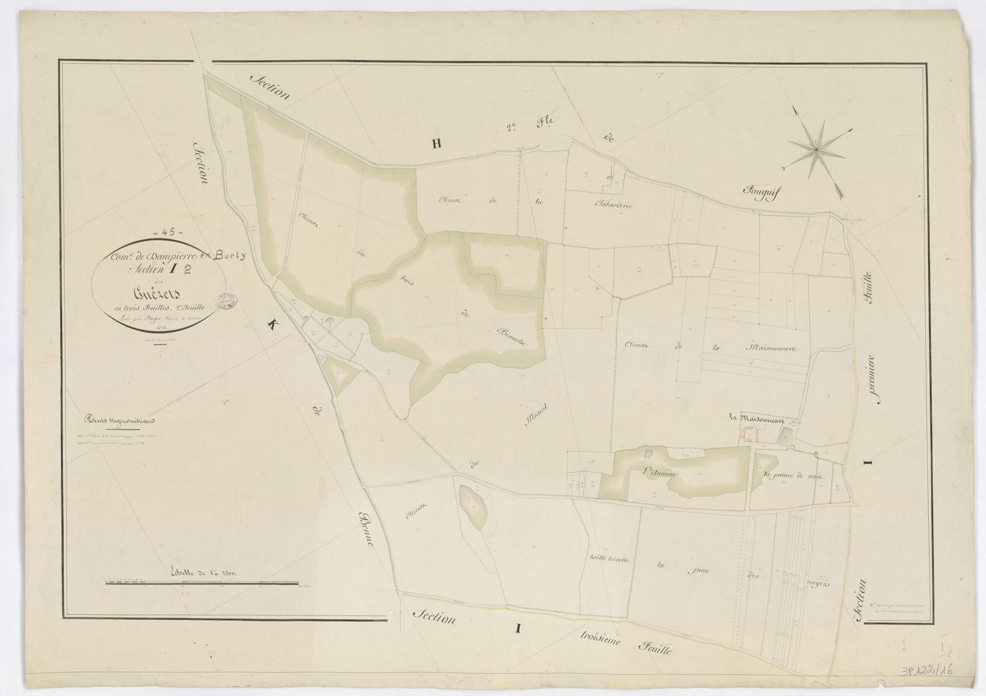 Dampierre-en-Burly - Sections