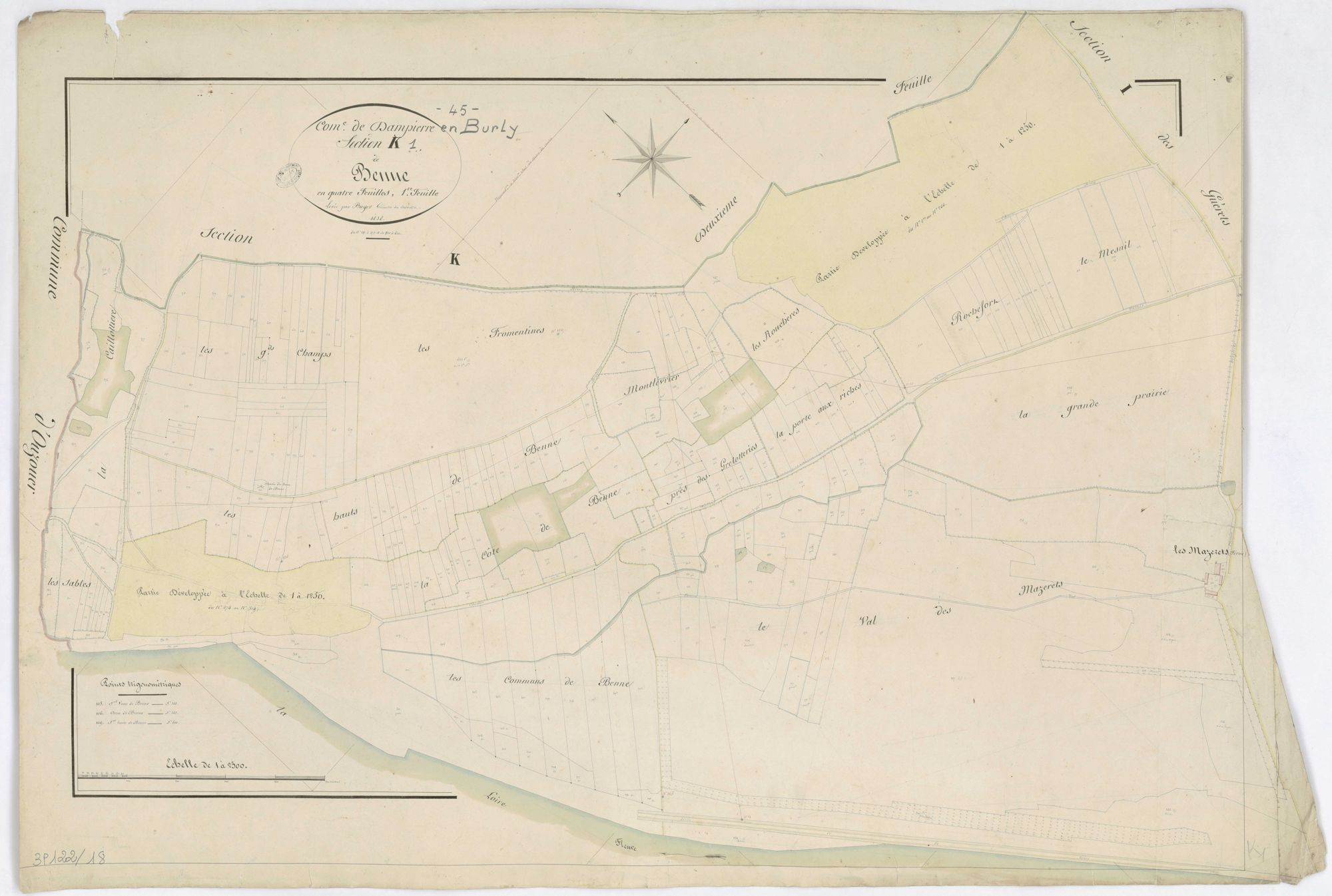Dampierre-en-Burly - Sections
