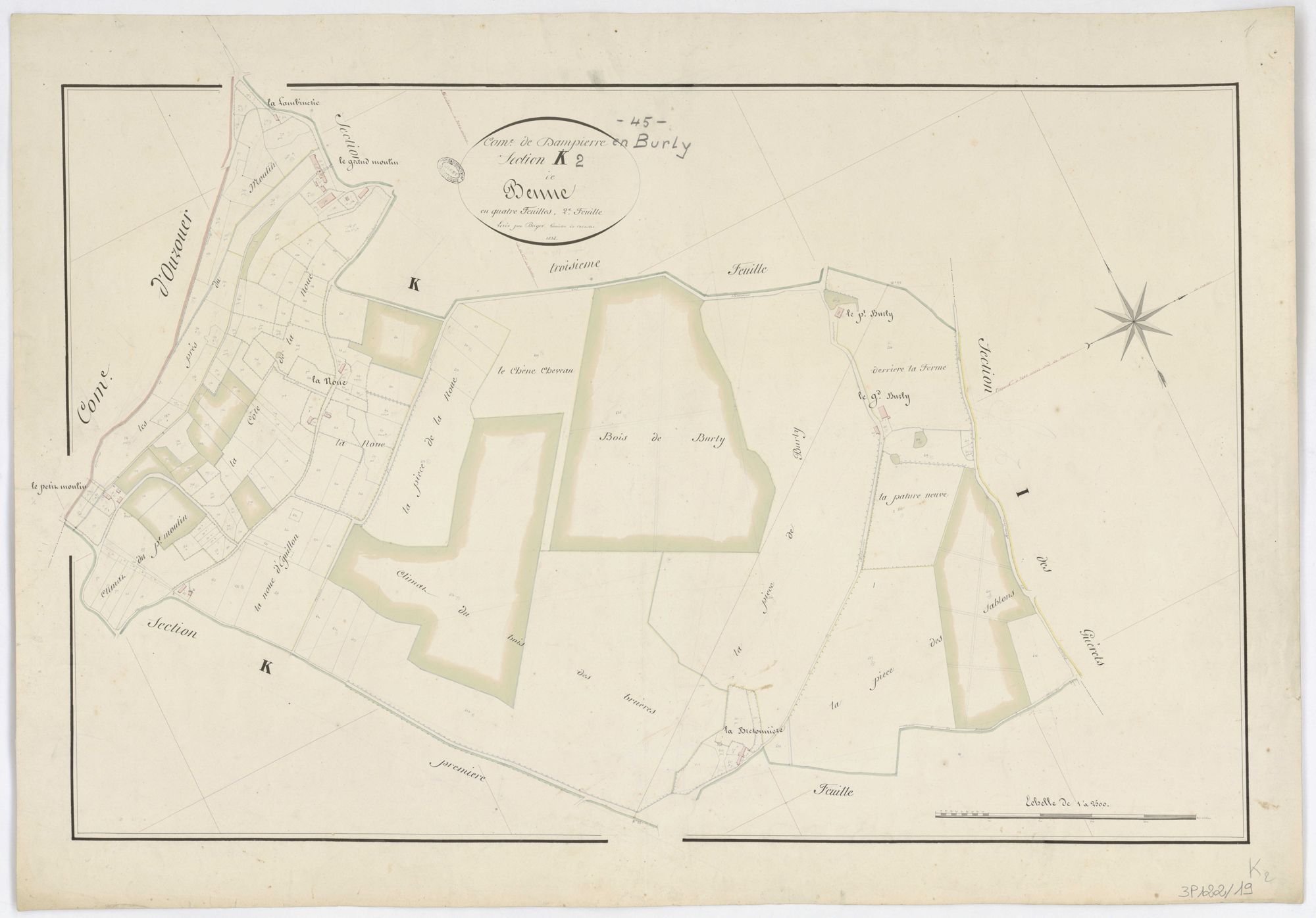 Dampierre-en-Burly - Sections