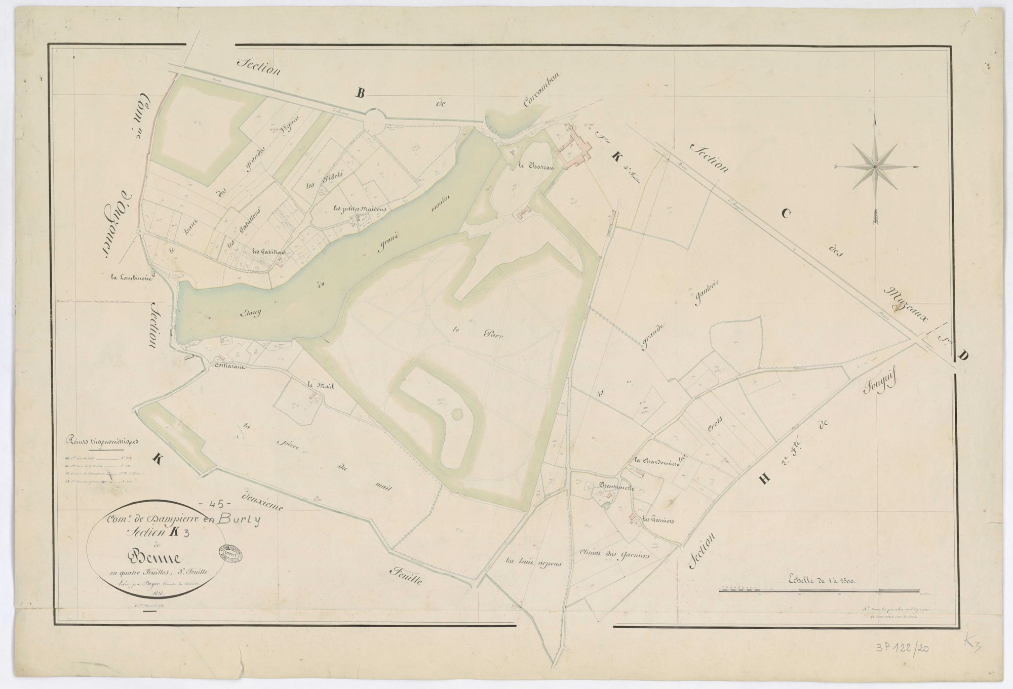 Dampierre-en-Burly - Sections