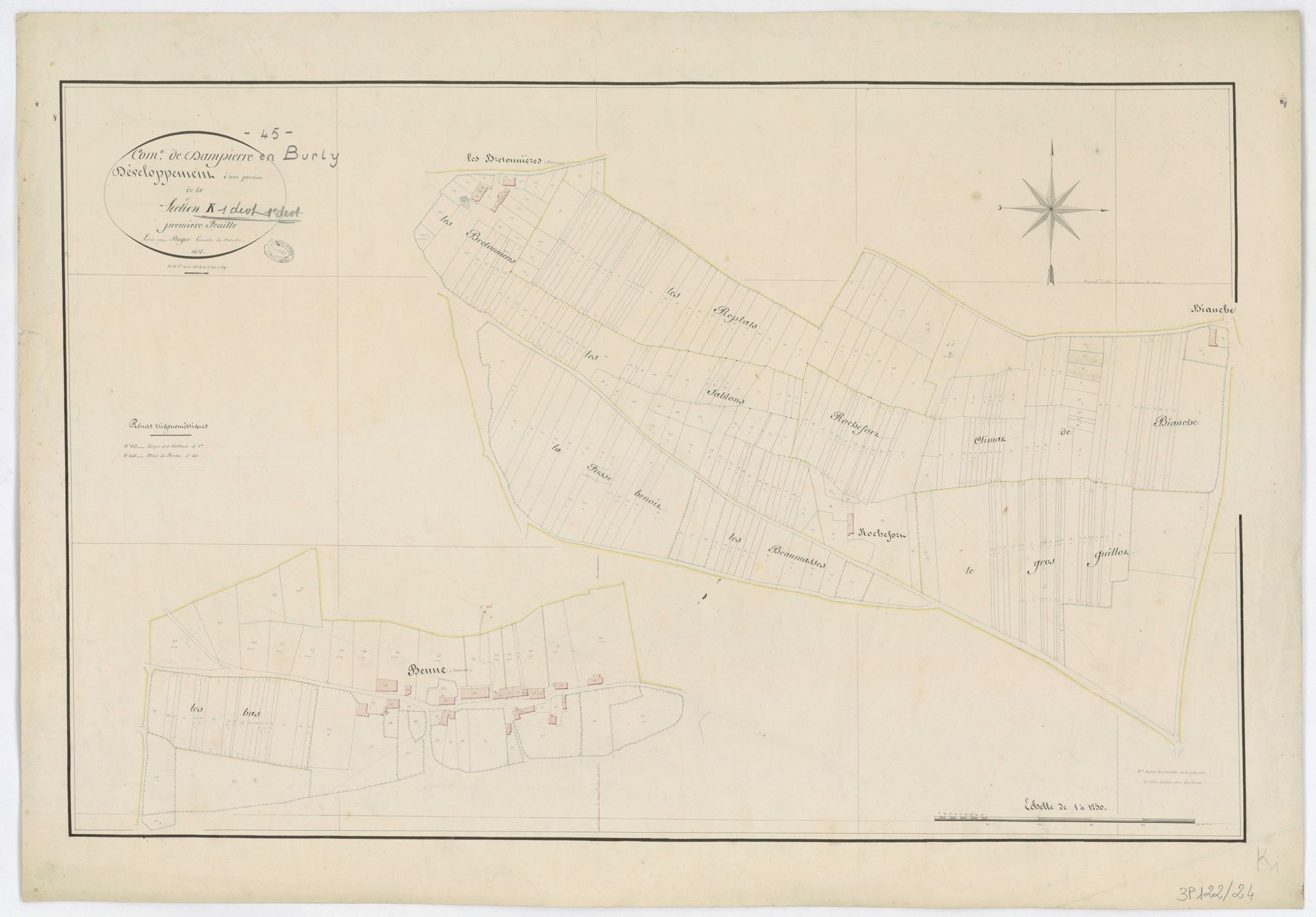 Dampierre-en-Burly - Sections