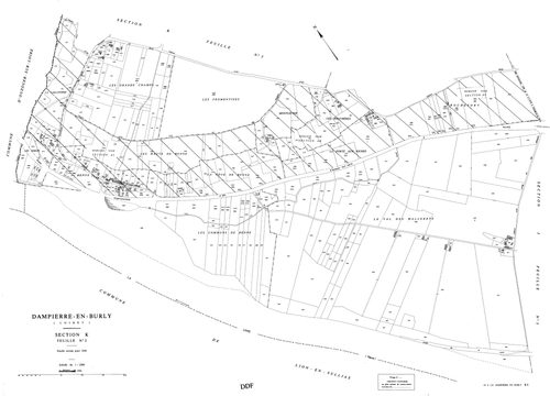 Dampierre-en-Burly - Sections