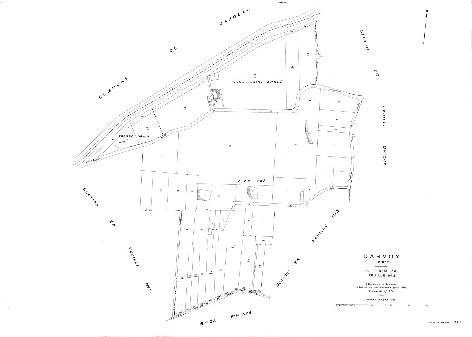 Darvoy - Sections