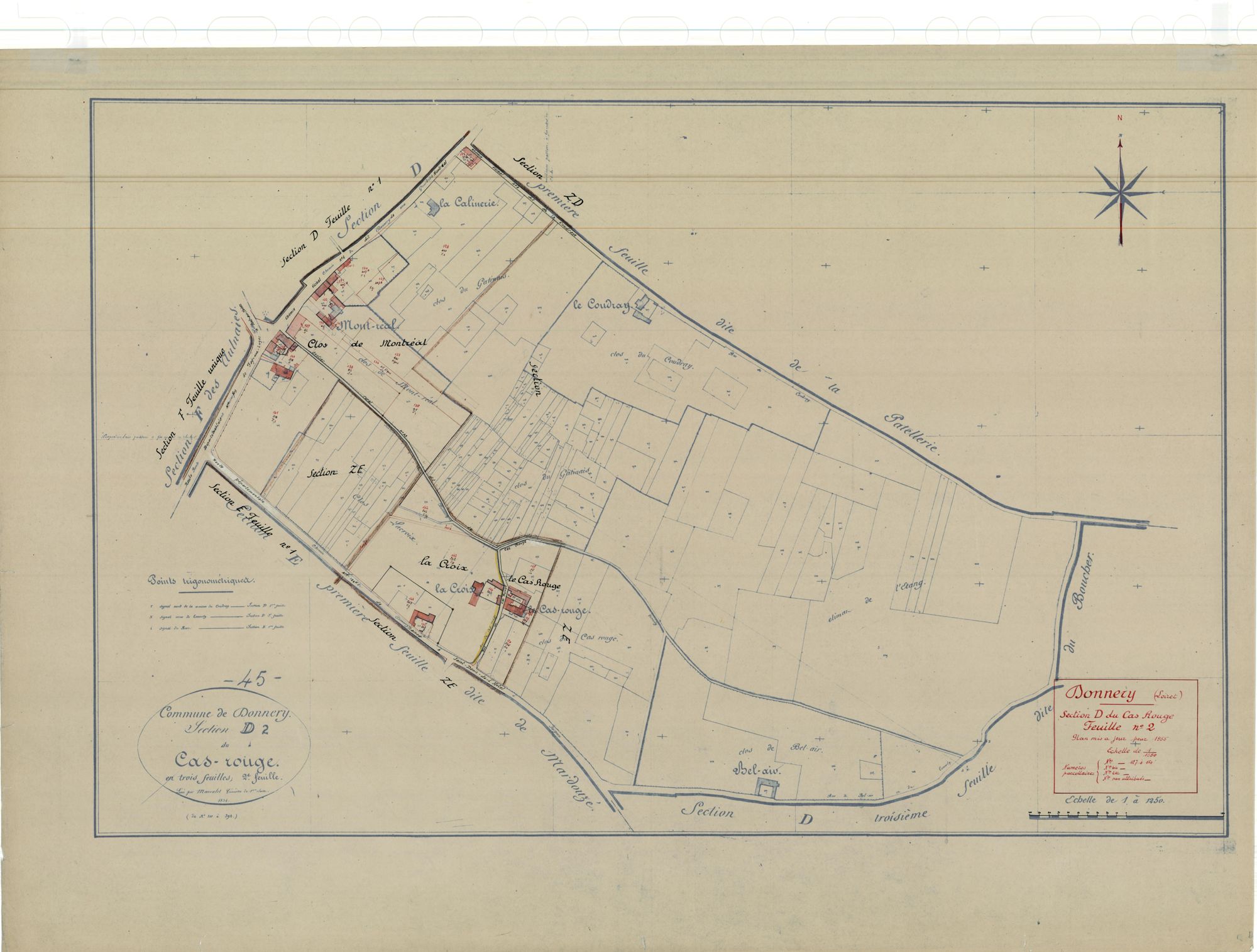 Donnery - Sections
