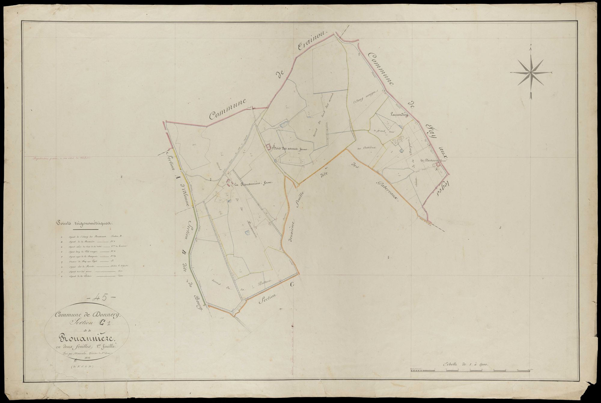 Donnery - Sections