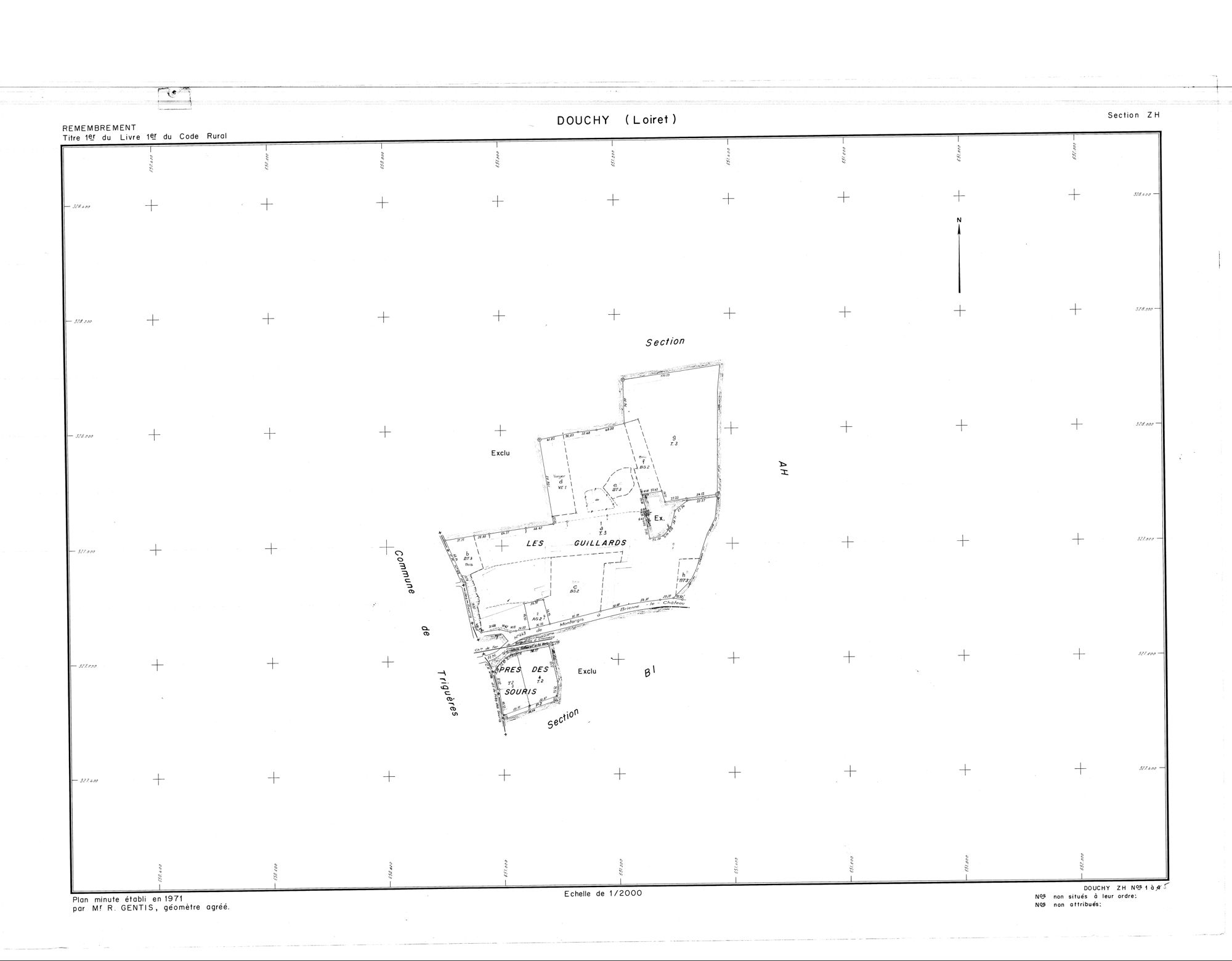 Douchy - Sections