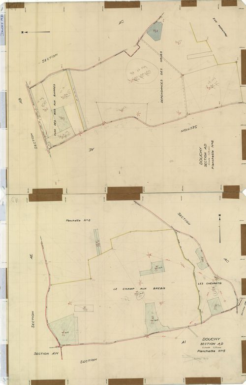 Douchy - Sections