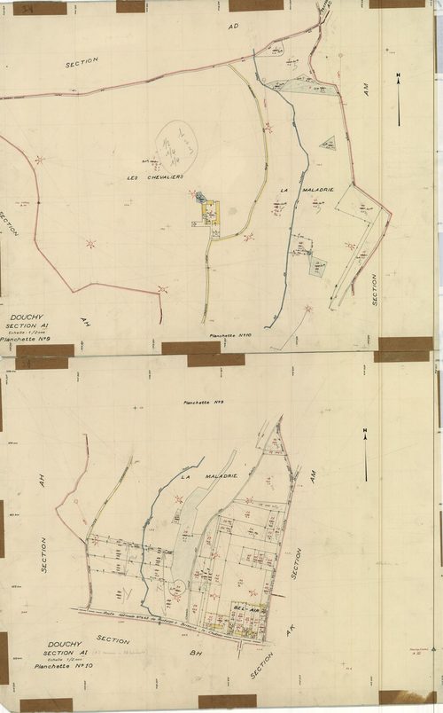 Douchy - Sections