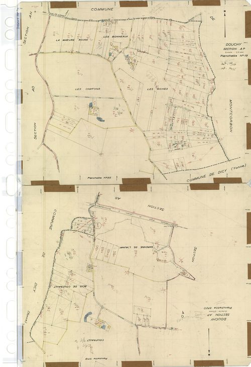 Douchy - Sections