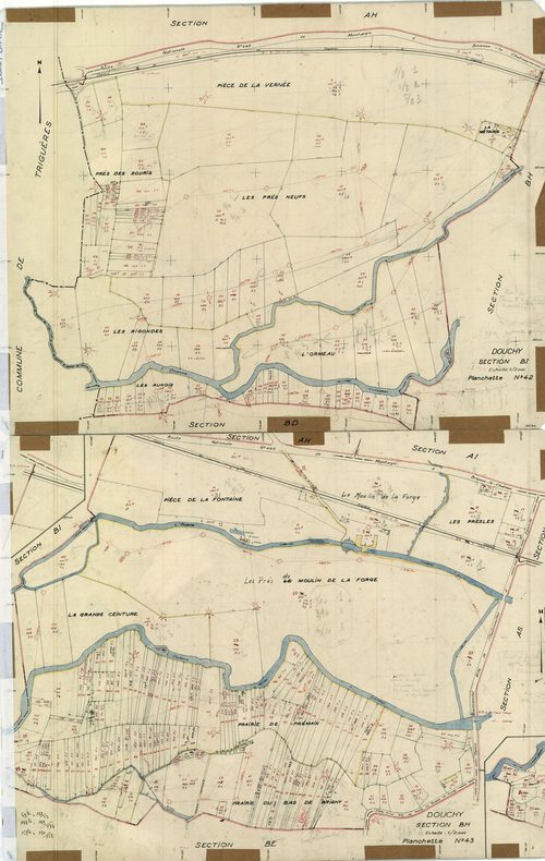 Douchy - Sections