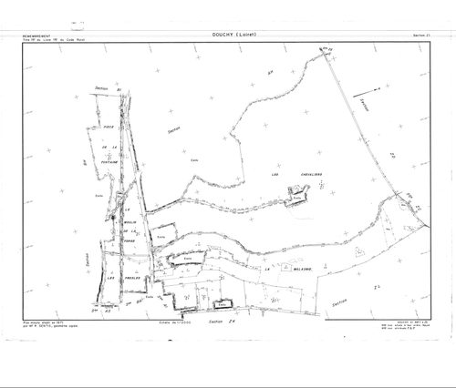 Douchy - Sections