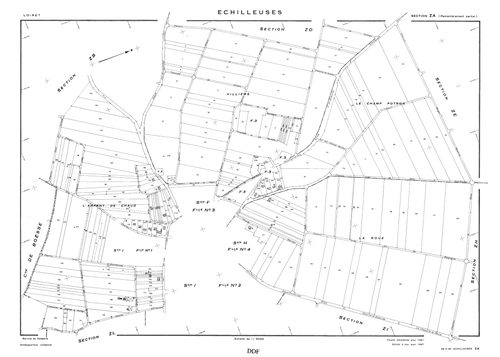 Echilleuses - Sections