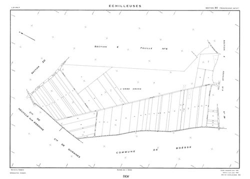 Echilleuses - Sections