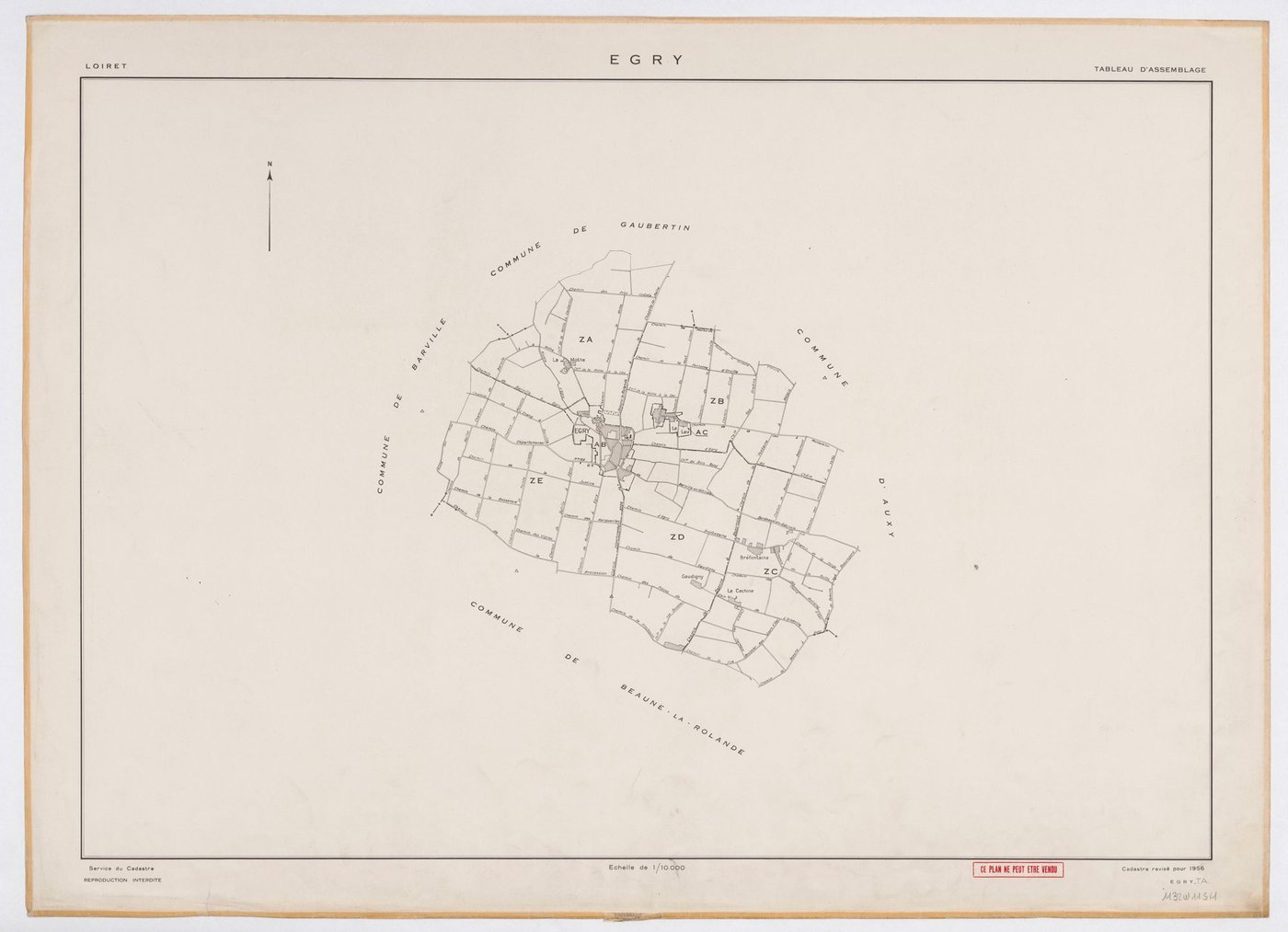 Egry - Tableau d'assemblage
