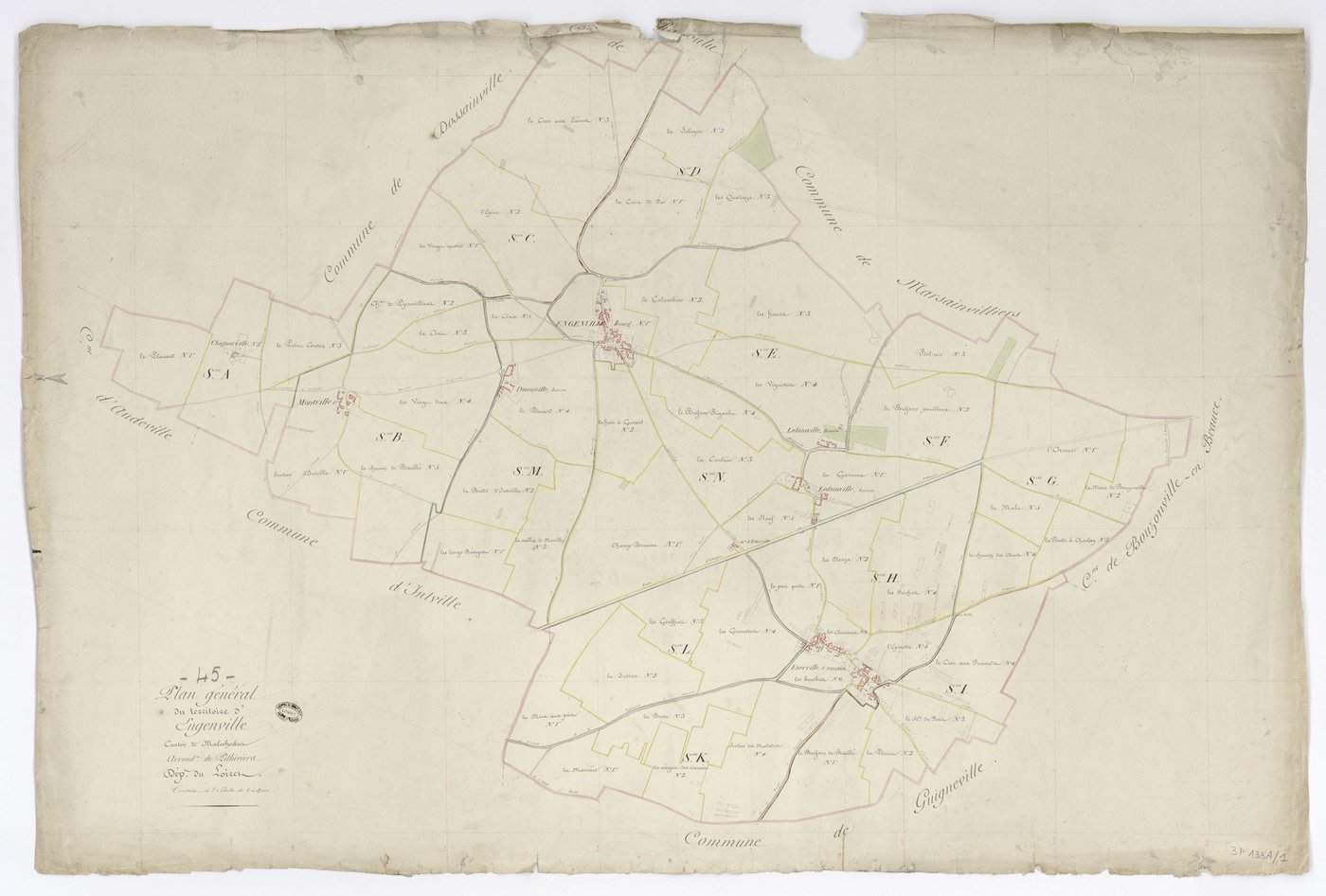 Engenville - Tableau d'assemblage