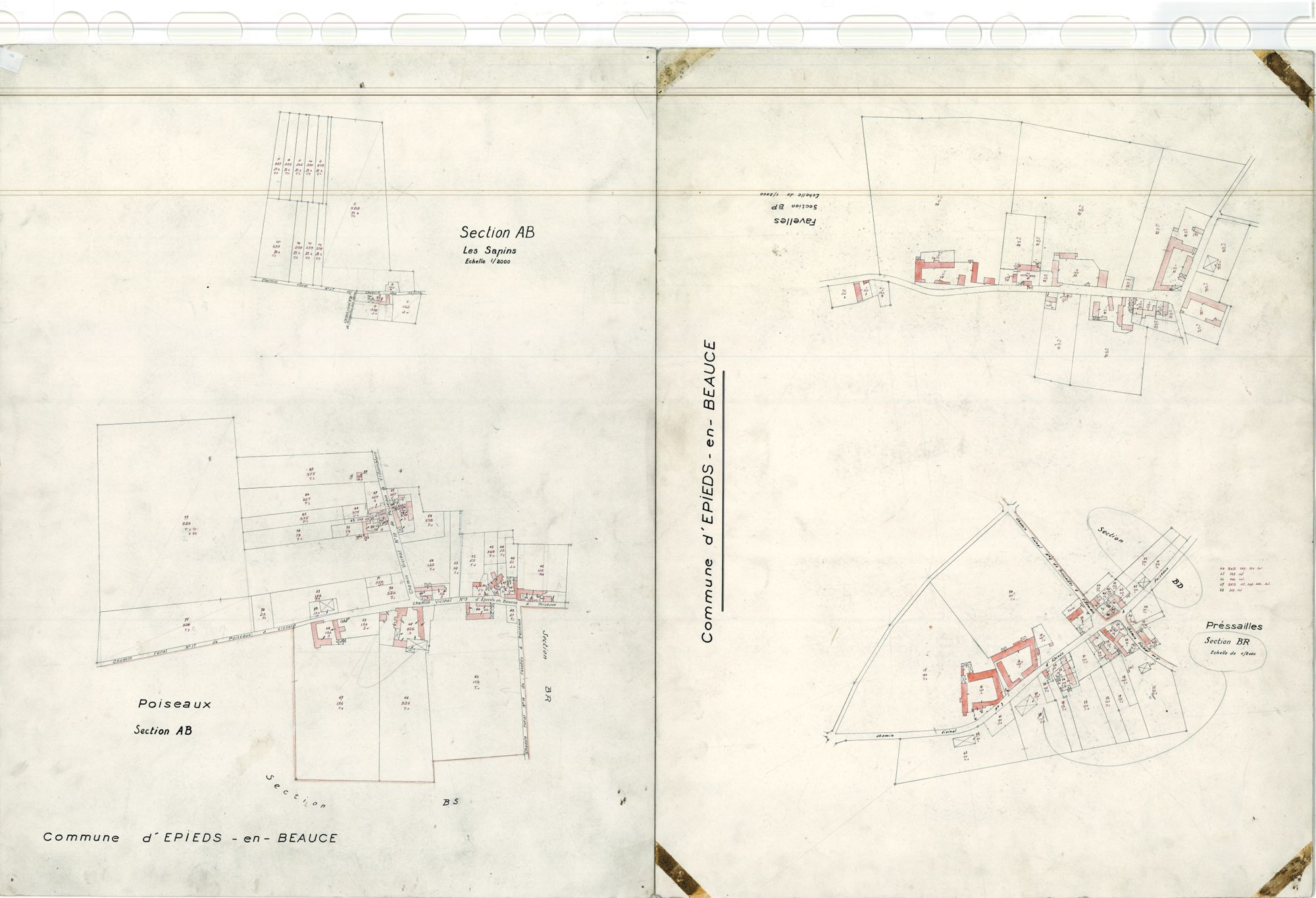 Epieds-en-Beauce - Sections