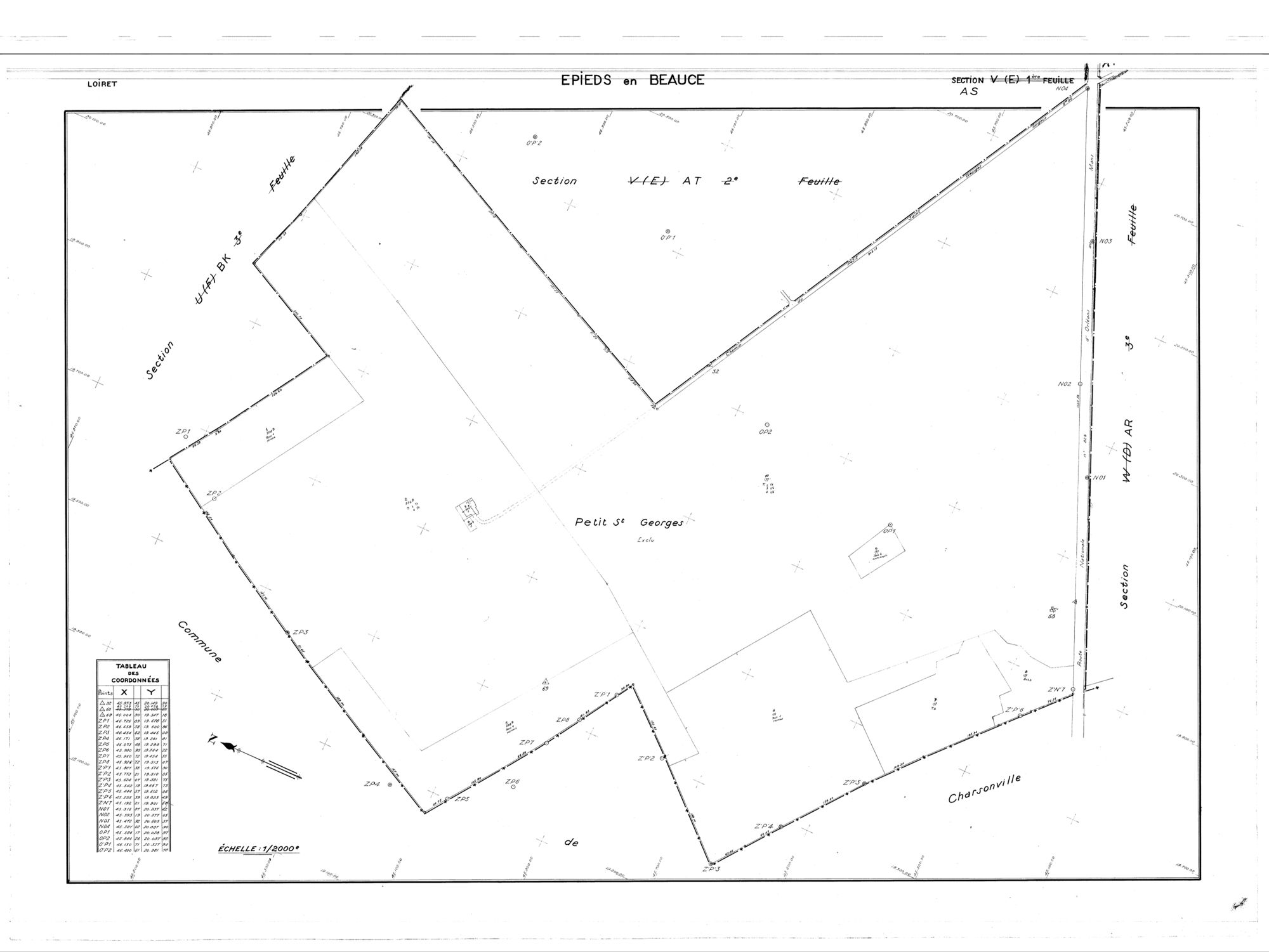 Epieds-en-Beauce - Sections