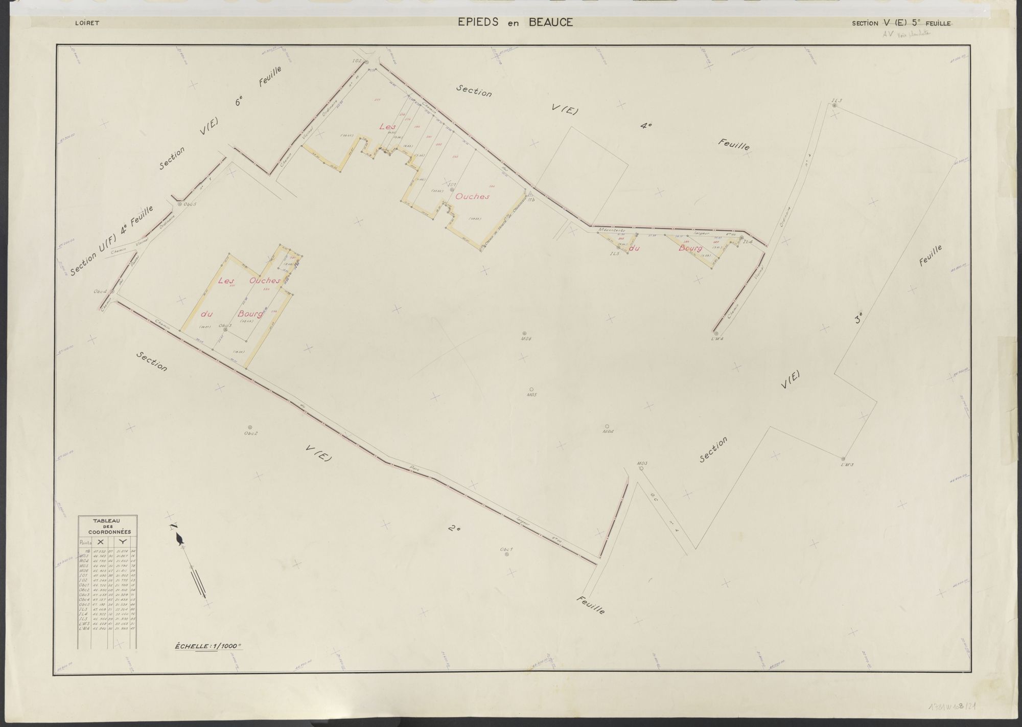 Epieds-en-Beauce - Sections