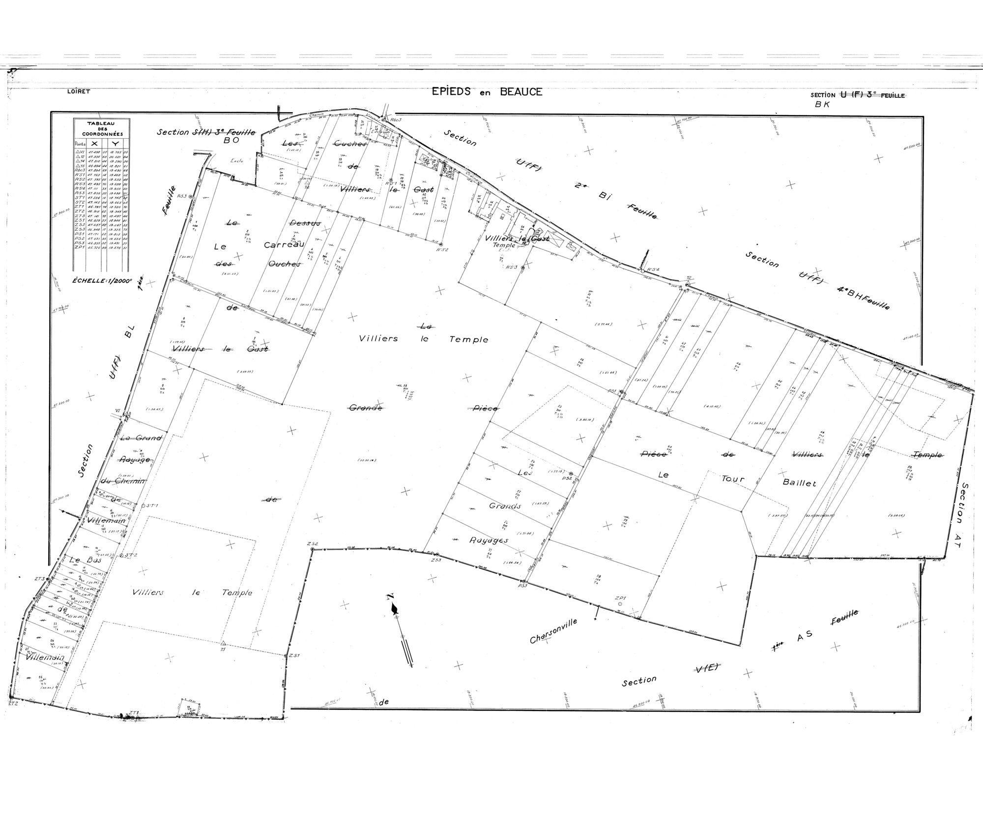 Epieds-en-Beauce - Sections