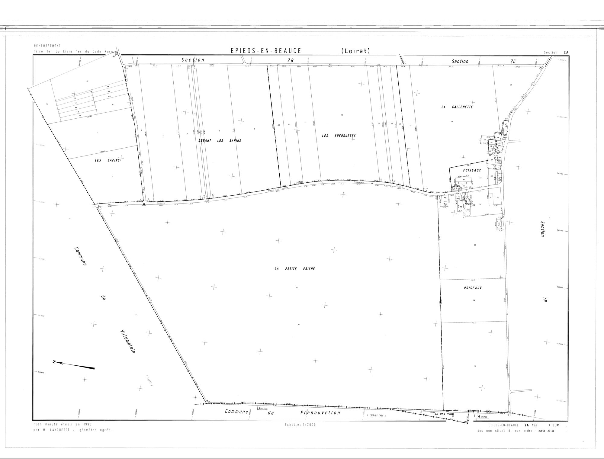 Epieds-en-Beauce - Sections