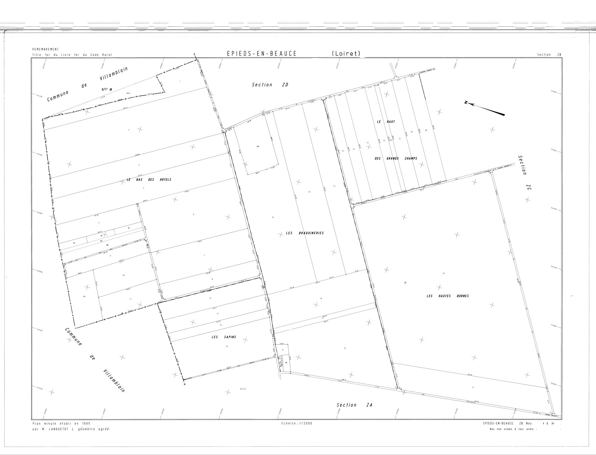 Epieds-en-Beauce - Sections