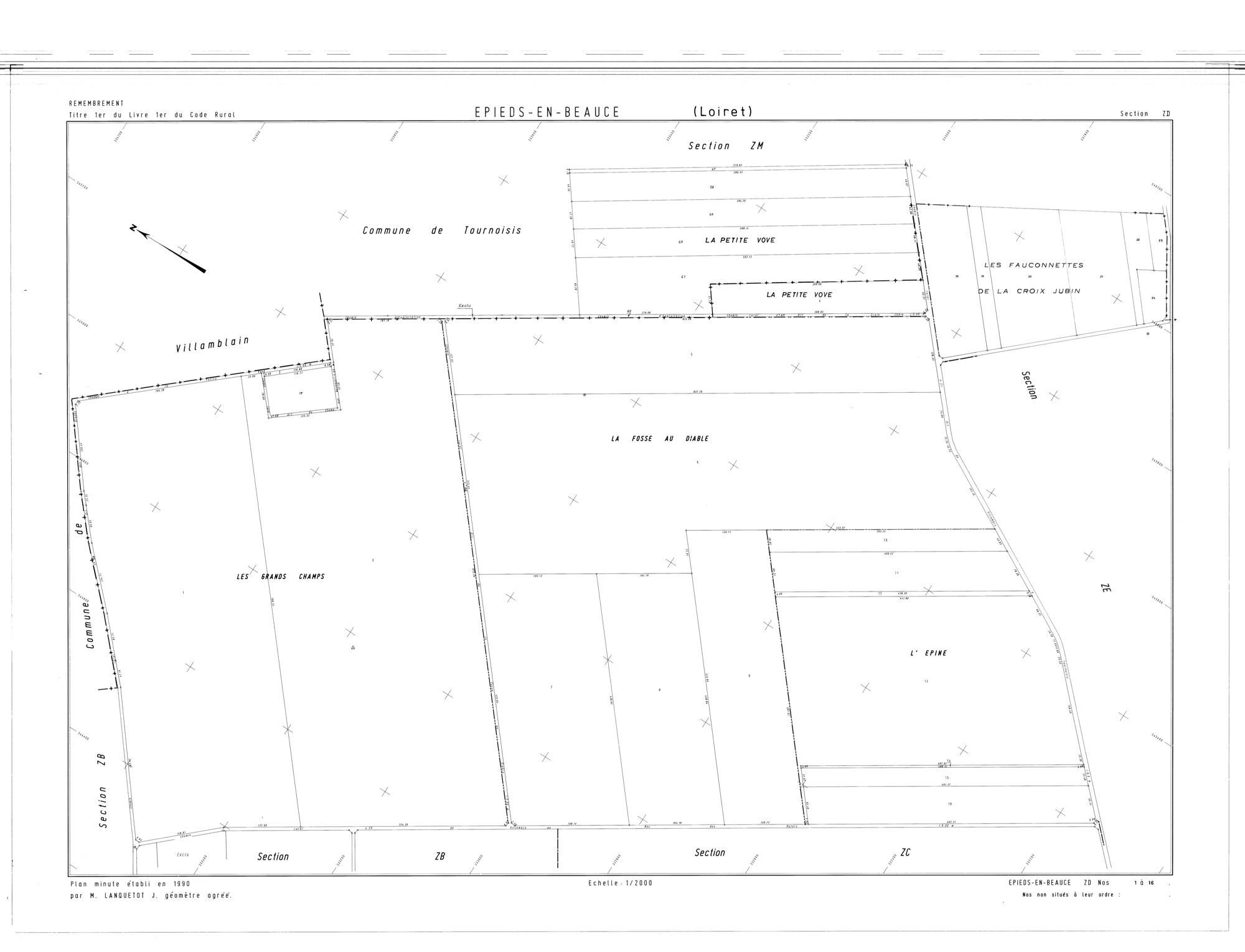 Epieds-en-Beauce - Sections