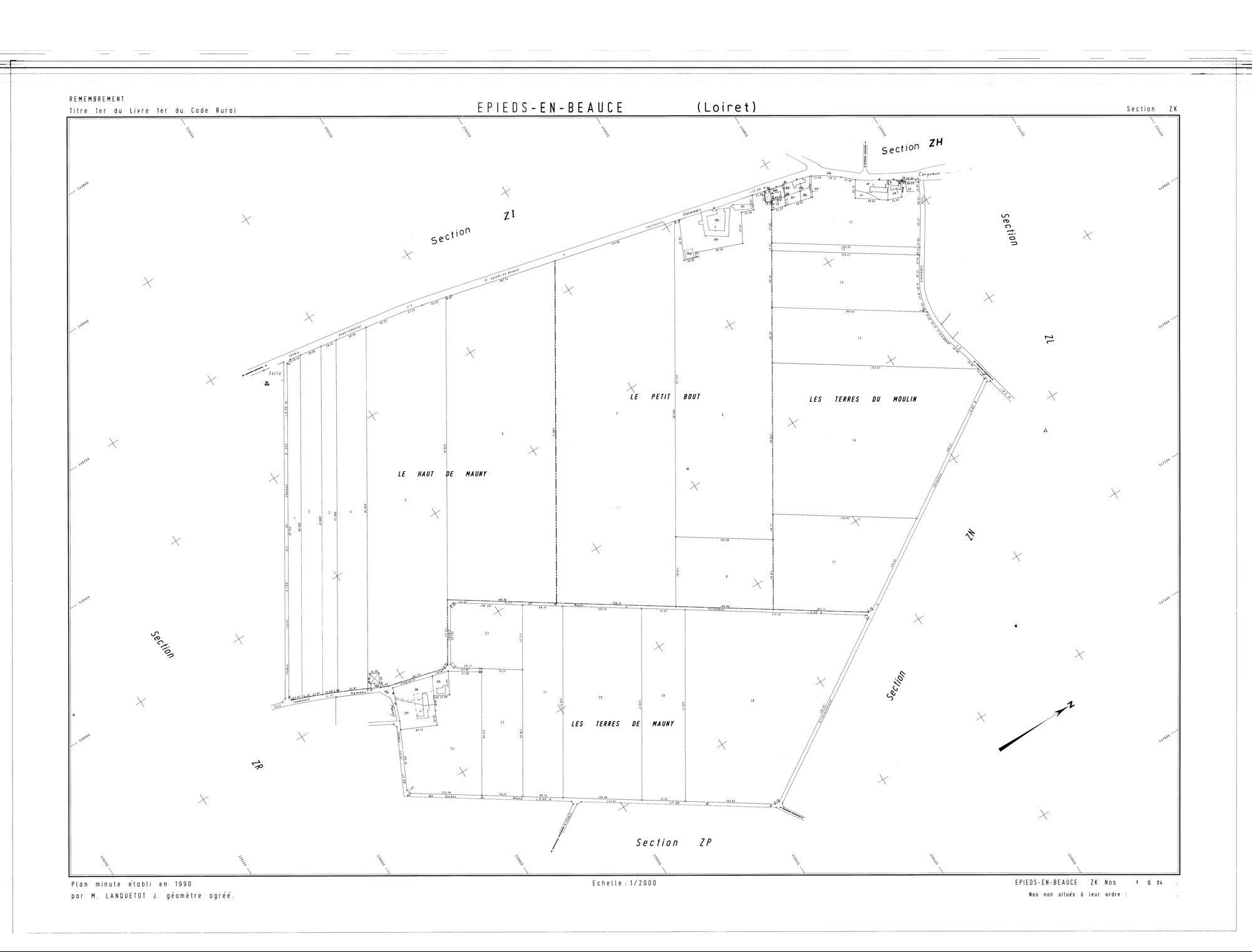 Epieds-en-Beauce - Sections