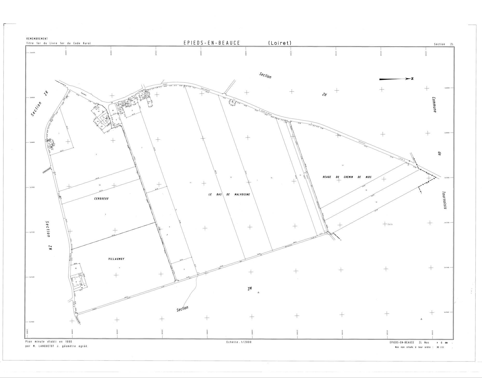 Epieds-en-Beauce - Sections
