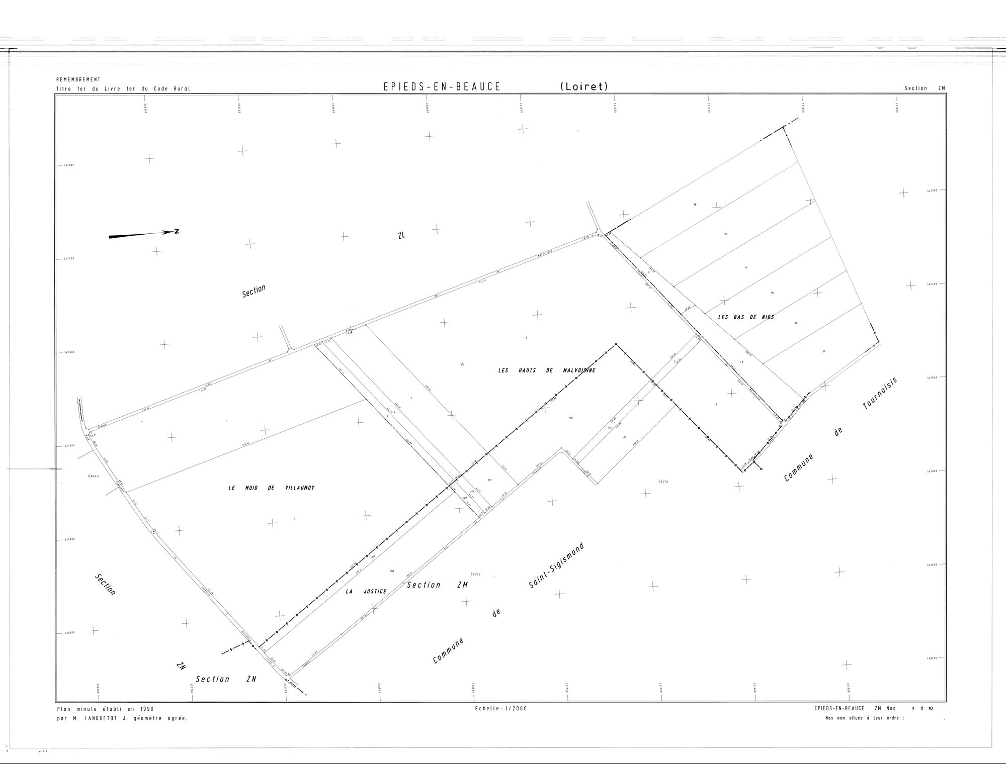 Epieds-en-Beauce - Sections