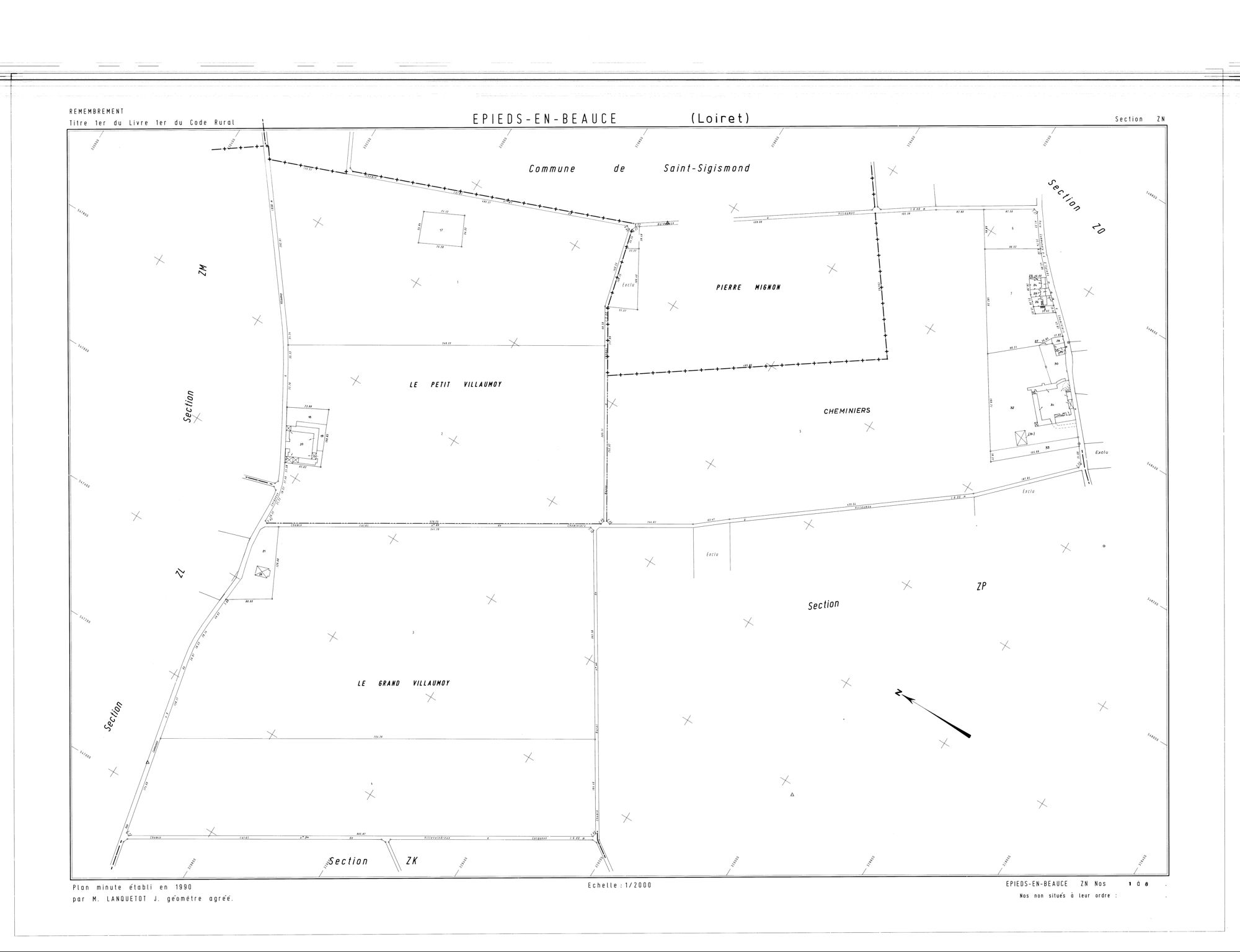Epieds-en-Beauce - Sections