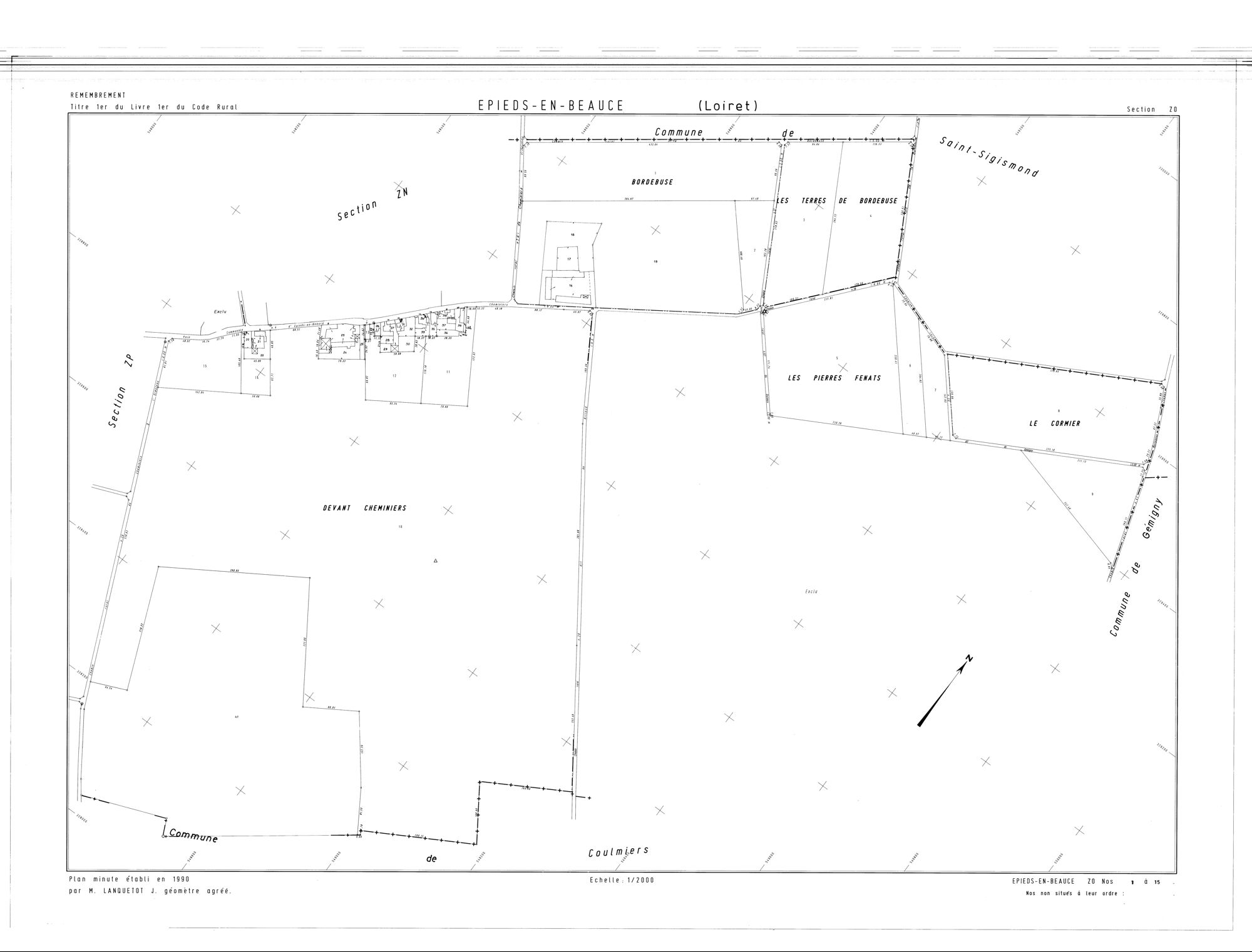 Epieds-en-Beauce - Sections