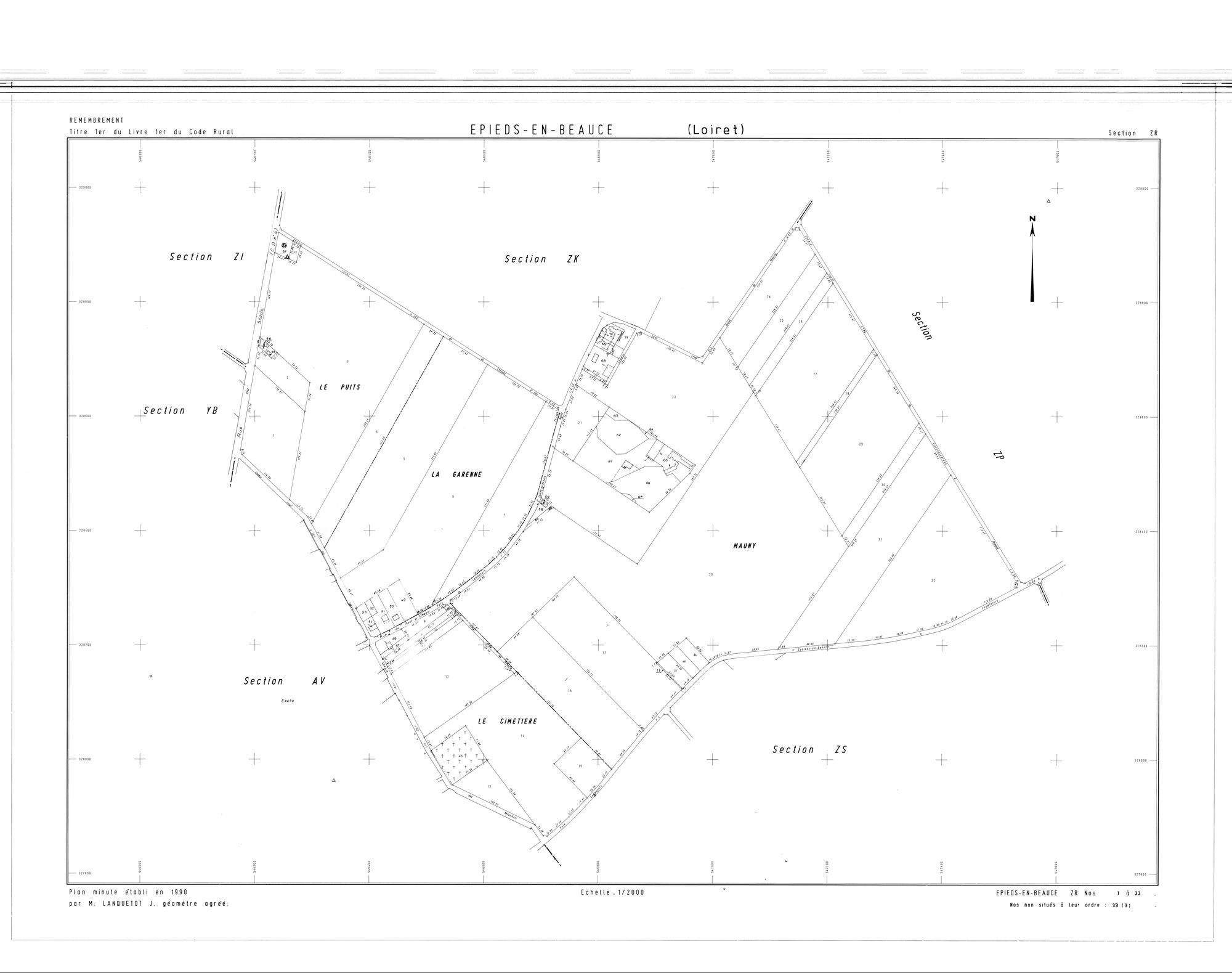Epieds-en-Beauce - Sections