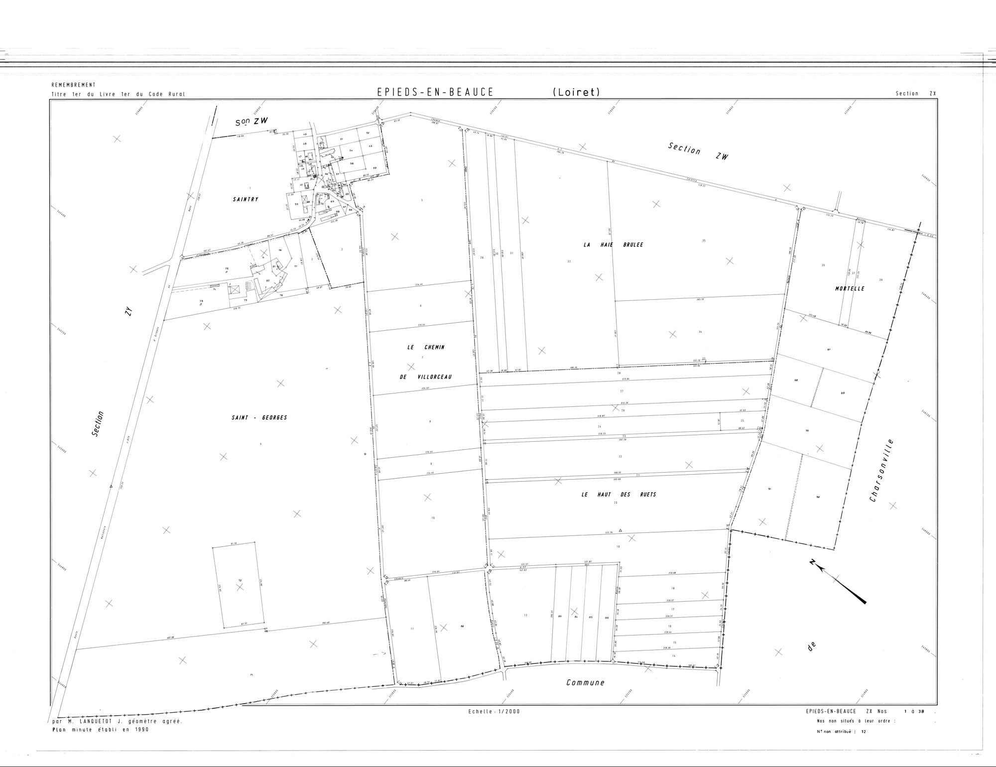 Epieds-en-Beauce - Sections