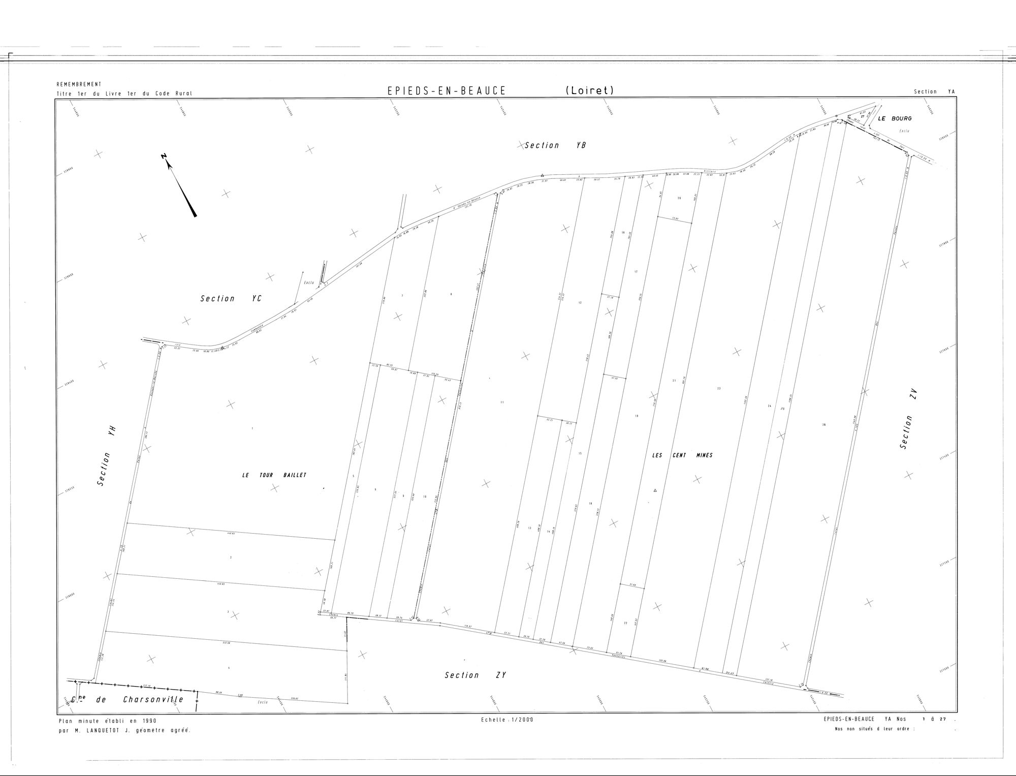 Epieds-en-Beauce - Sections