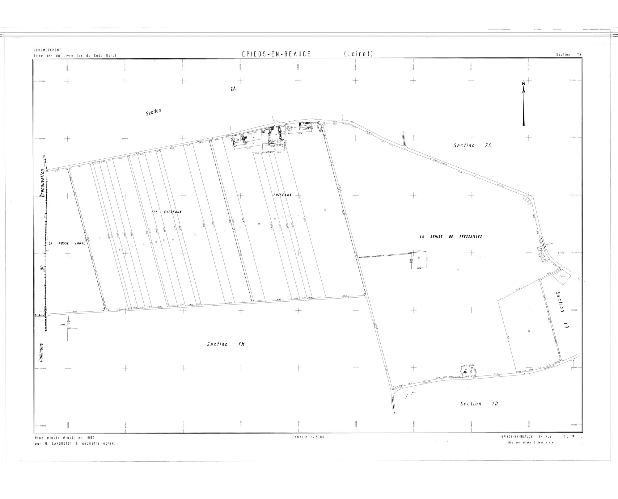 Epieds-en-Beauce - Sections