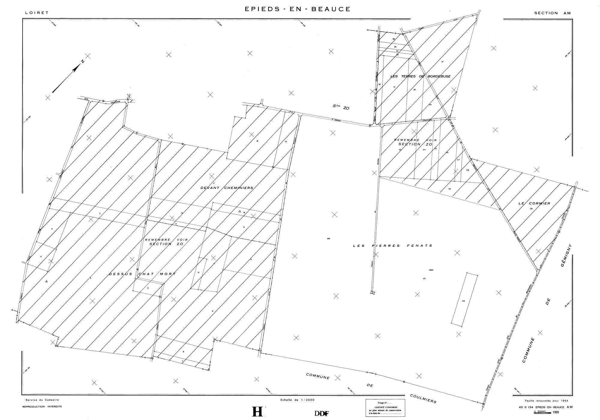 Epieds-en-Beauce - Sections